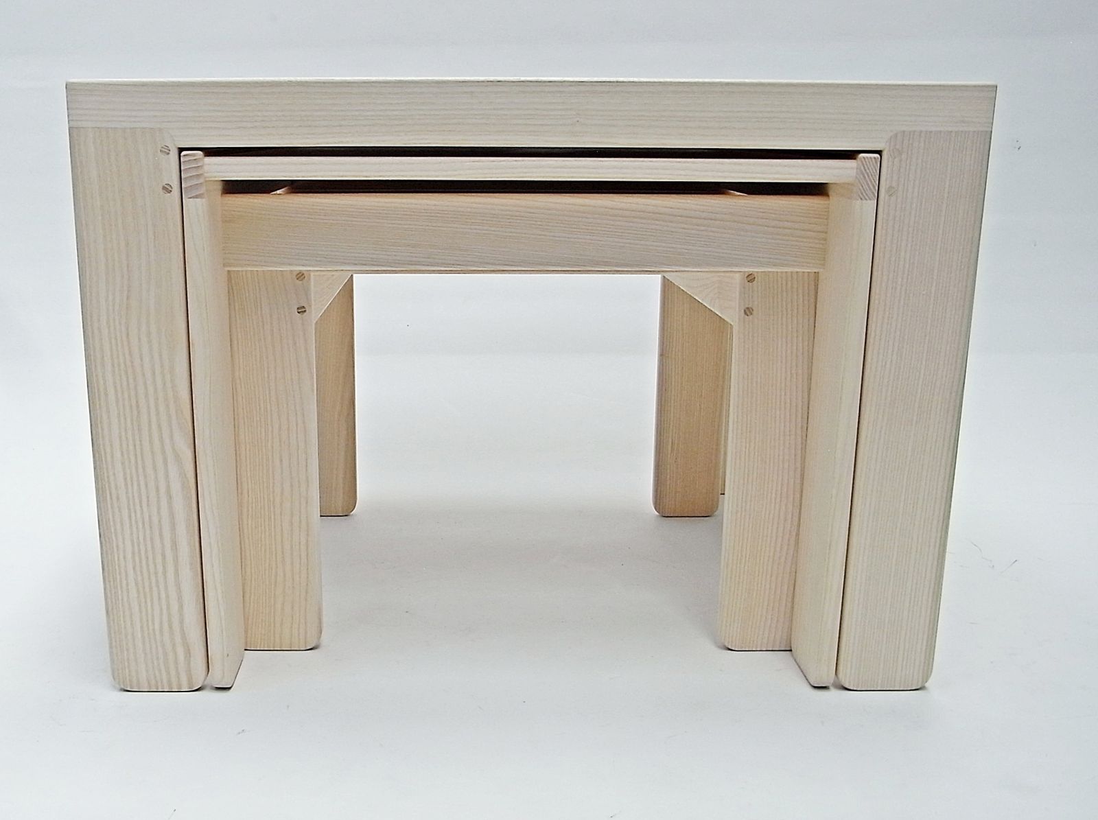 photo for sale 777  Nesting Tables By Afra & Tobia Scarpa For Cassina, 1998, Set Of 3