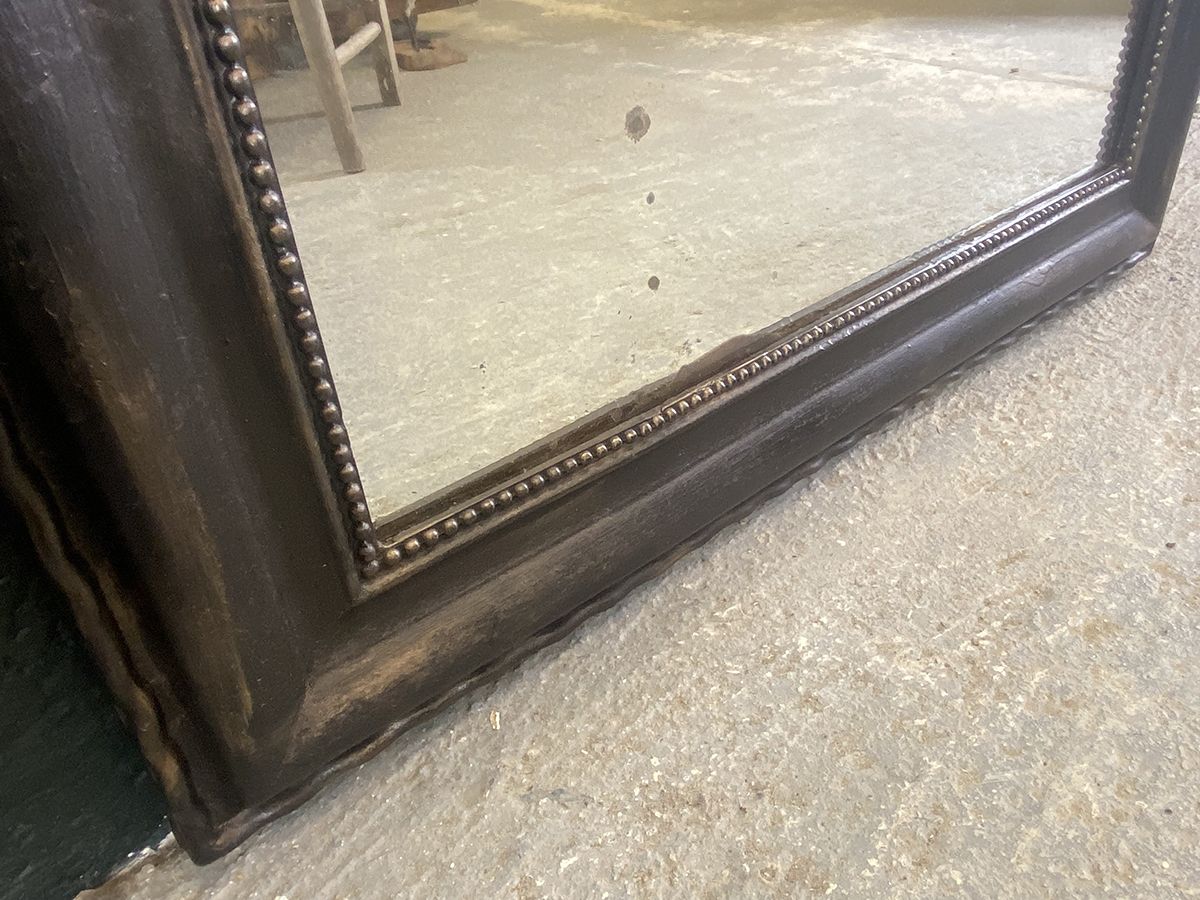 photo for sale Bronzed French Antique Wall Or Overmantel Mirror