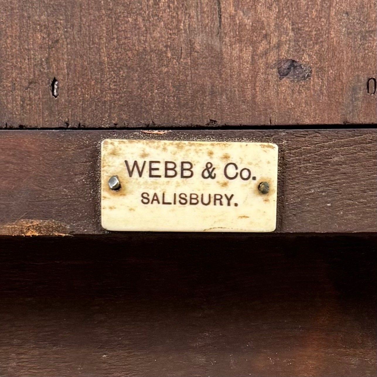 Antique 19th Century Corner Cabinet Made By Webb & Co photo Furniture