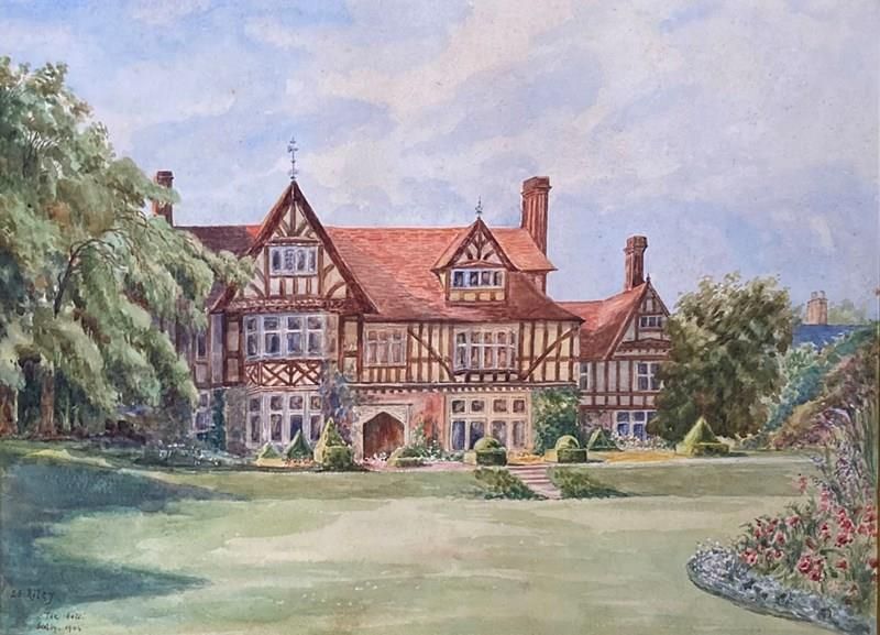 Edwardian House Watercolour   'The Holt' photo furniture
