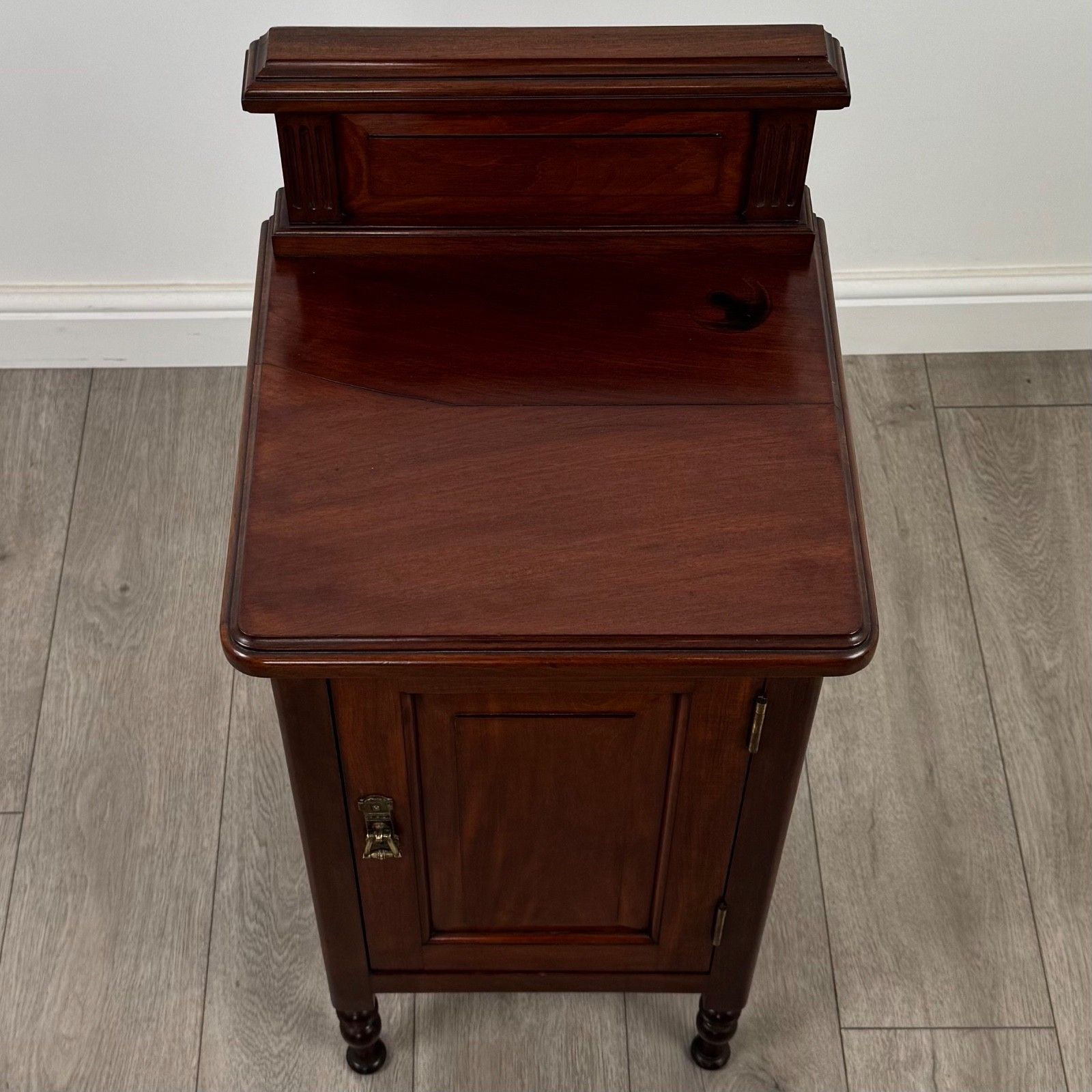 photo for sale Antique 19th Century Good Quality Pot Cupboard In Mahogany