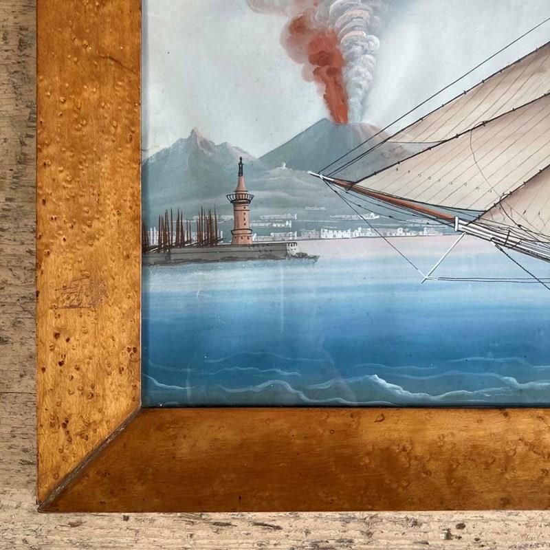 19th Century Neapolitan Ship Painting  'Eliza' photo for sale