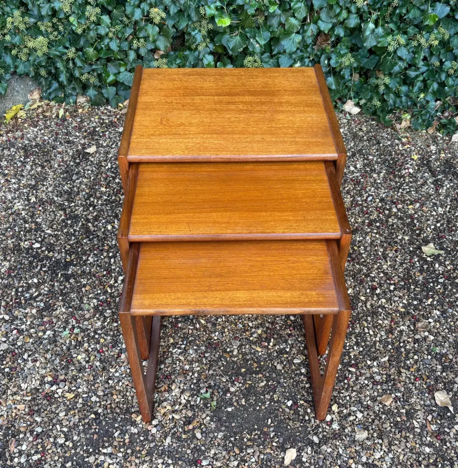 Vintage G Plan Quadrille Mid Century Nest Of Tables photo 240.0