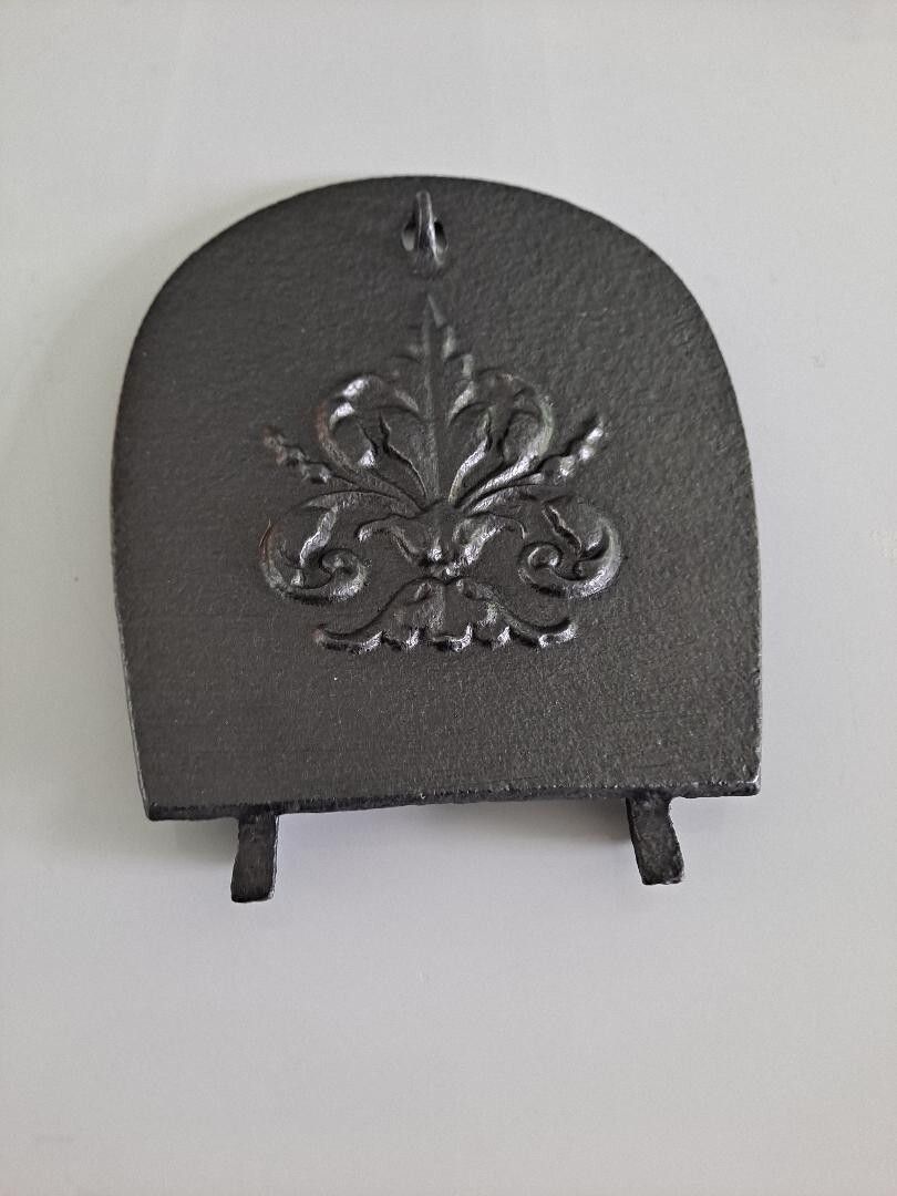 Cast Iron Soot Flap Damper Plate Original Arched Damper Choke Plate Item Itemvc1 photo furniture