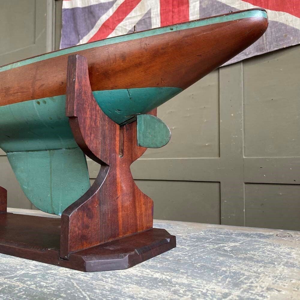 Antique Pond Yacht Hull (Green) photo 260.0