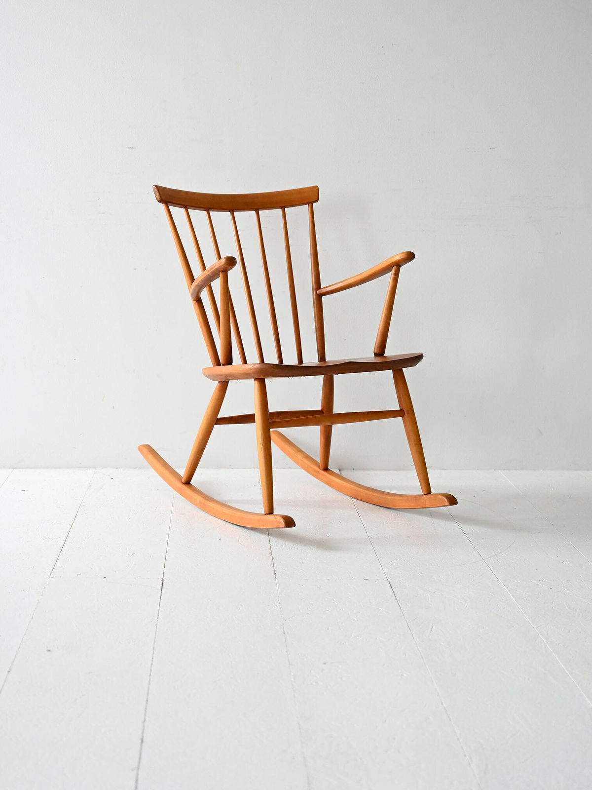 Scandinavian Rocking Chair From The 1950s/60s In Beech And Teak photo furniture