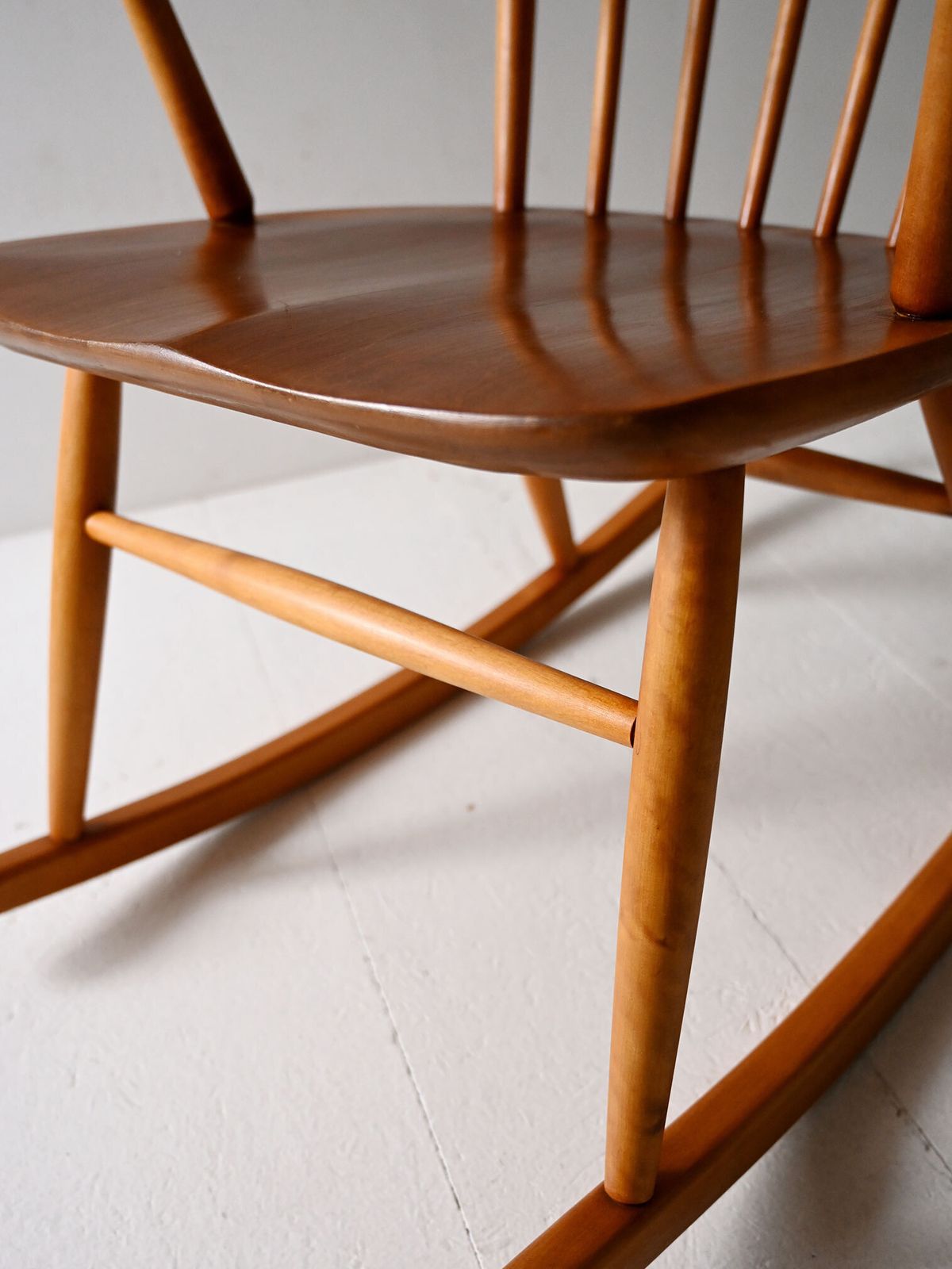Scandinavian Rocking Chair From The 1950s/60s In Beech And Teak photo 660.0