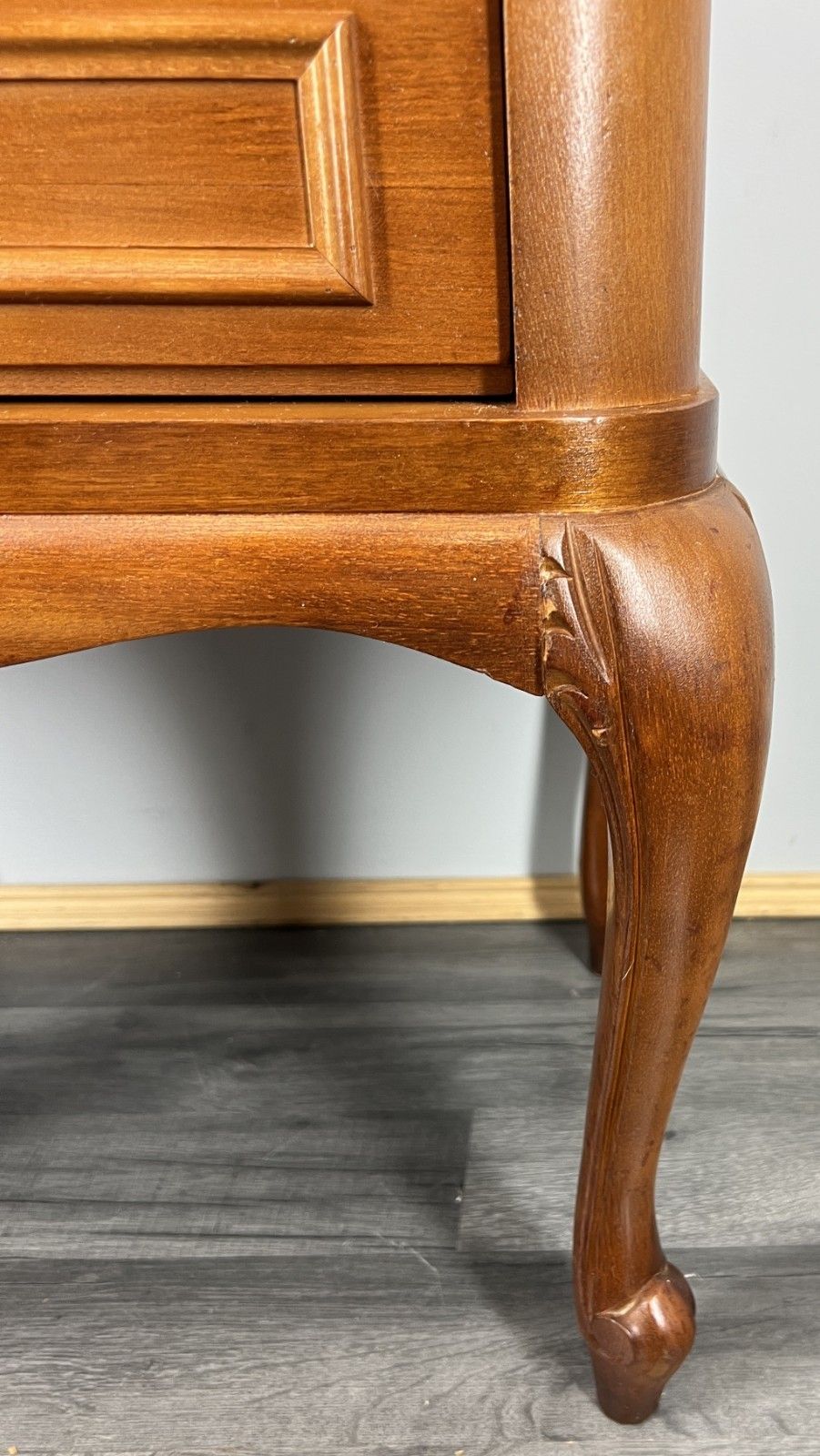 Pair Of Bedside Tables Vintage French Louis XVI Nightstands Cabinets Lot 4248 photo vinterior