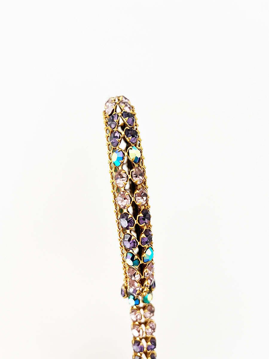Liberty Mirror In Brass And Swarovski Crystals, 1900s   Top Antiques photo Home Decor