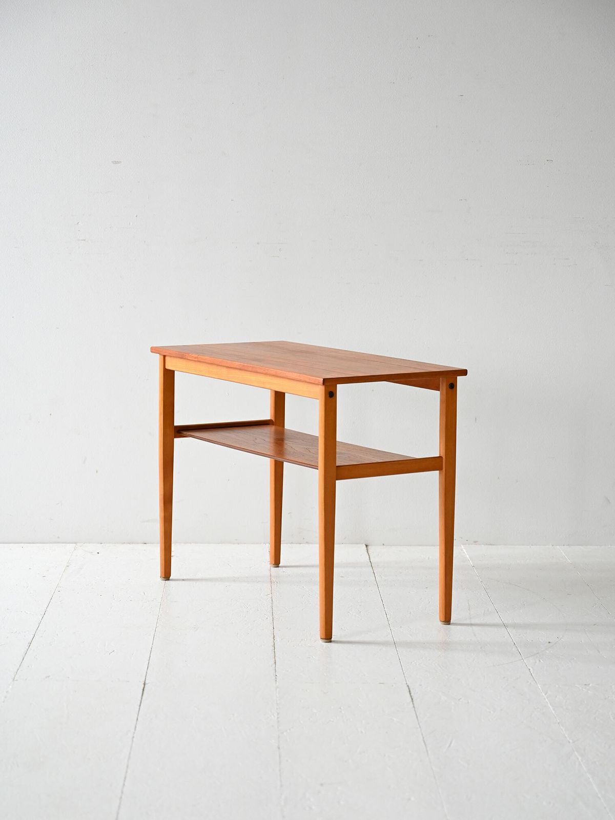 Vintage Scandinavian Coffee Table From The 1950s In Beech And Teak photo Furniture