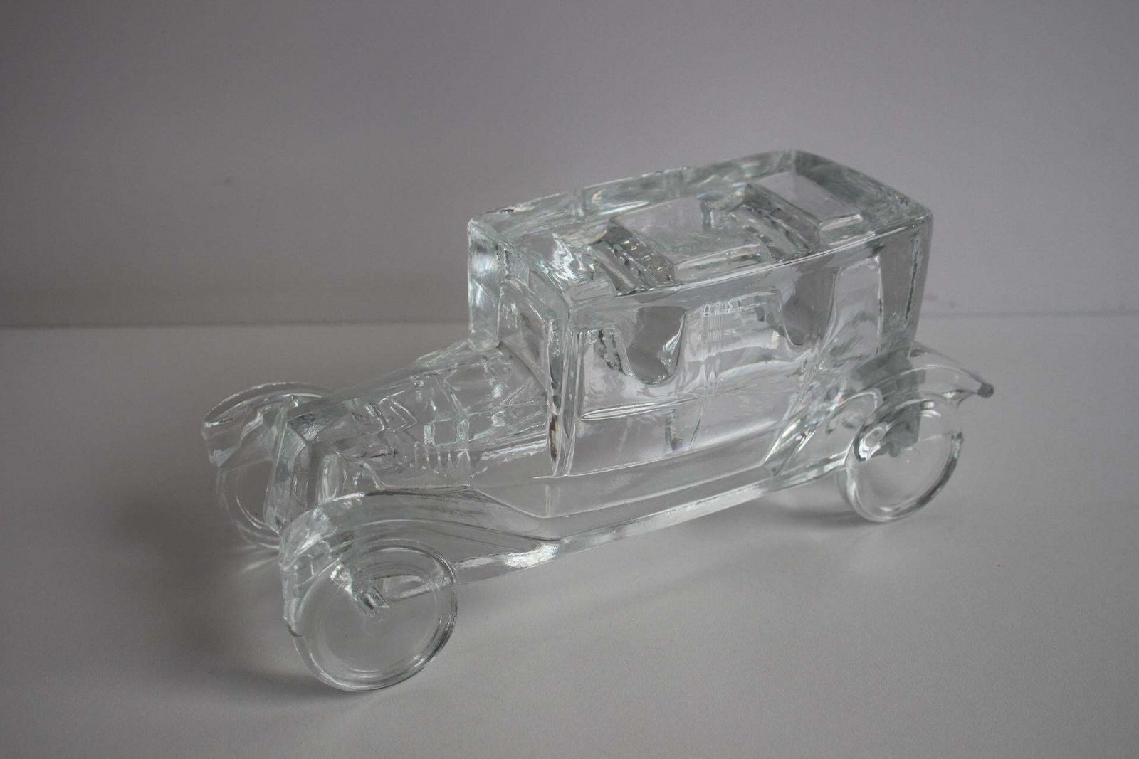 Art Deco Unique Antique Glass Paperweight, Tatra 11, Circa 1920s. photo for sale