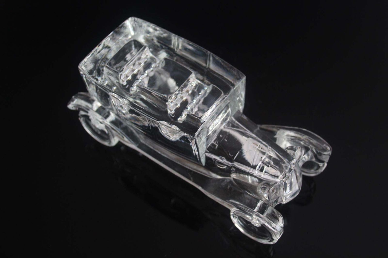 photo for sale Art Deco Unique Antique Glass Paperweight, Tatra 11, Circa 1920s.