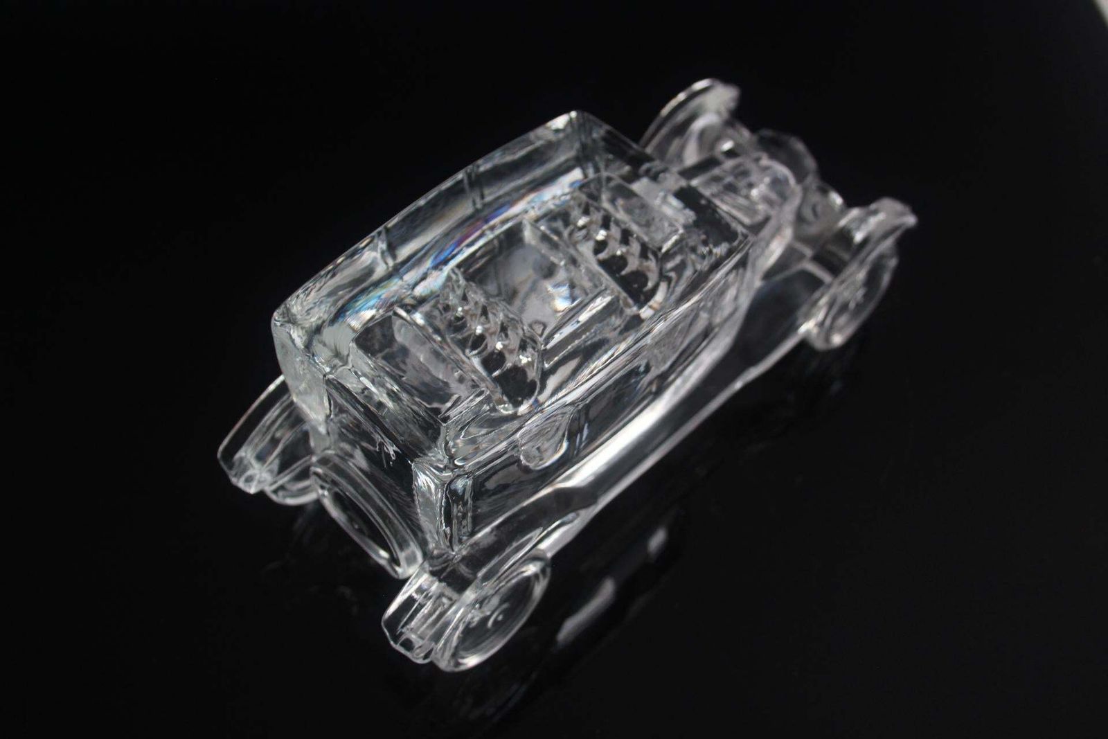 Home Decor Art Deco Unique Antique Glass Paperweight, Tatra 11, Circa 1920s. photo