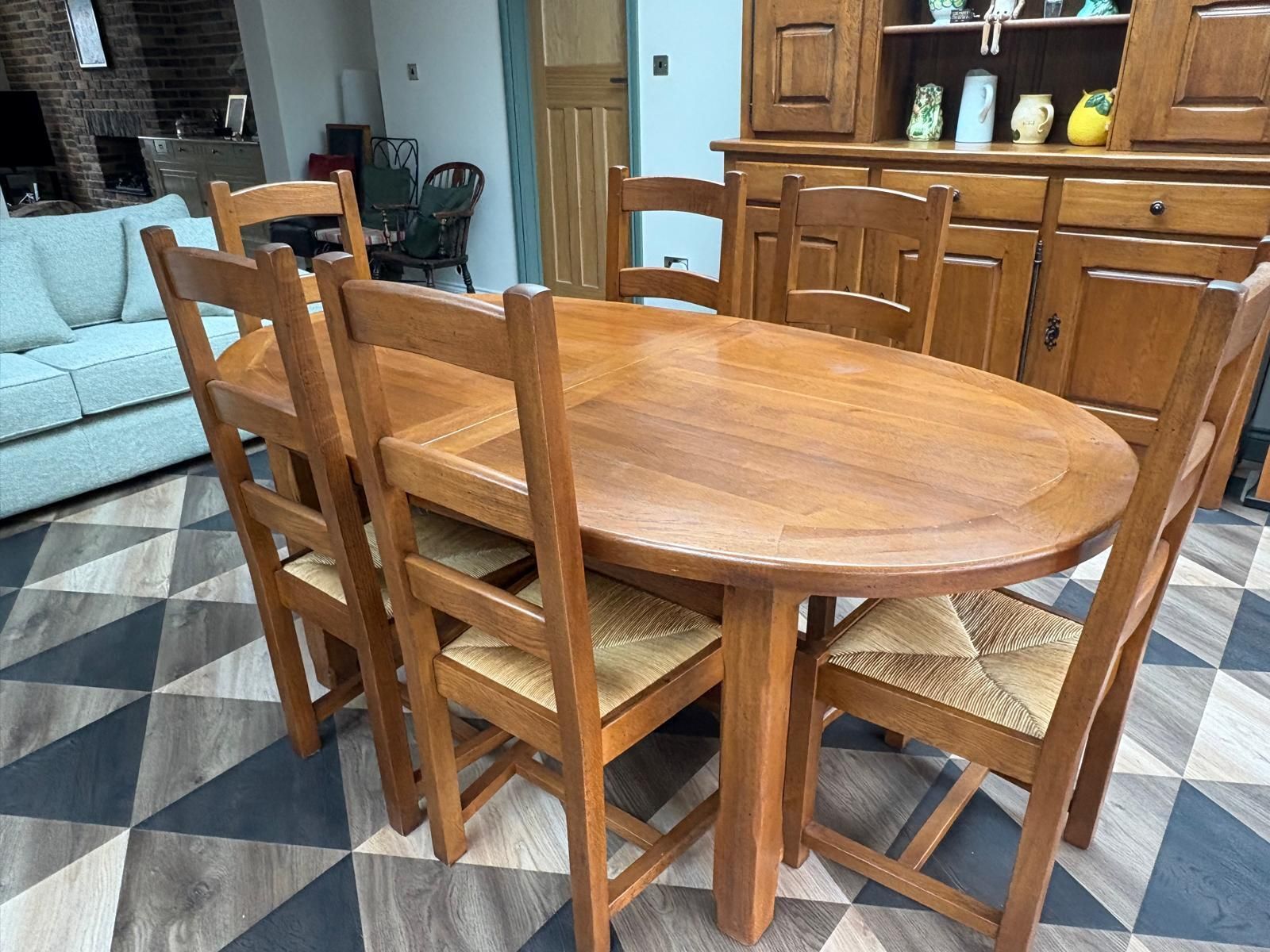 Oak Dinning Table photo for sale