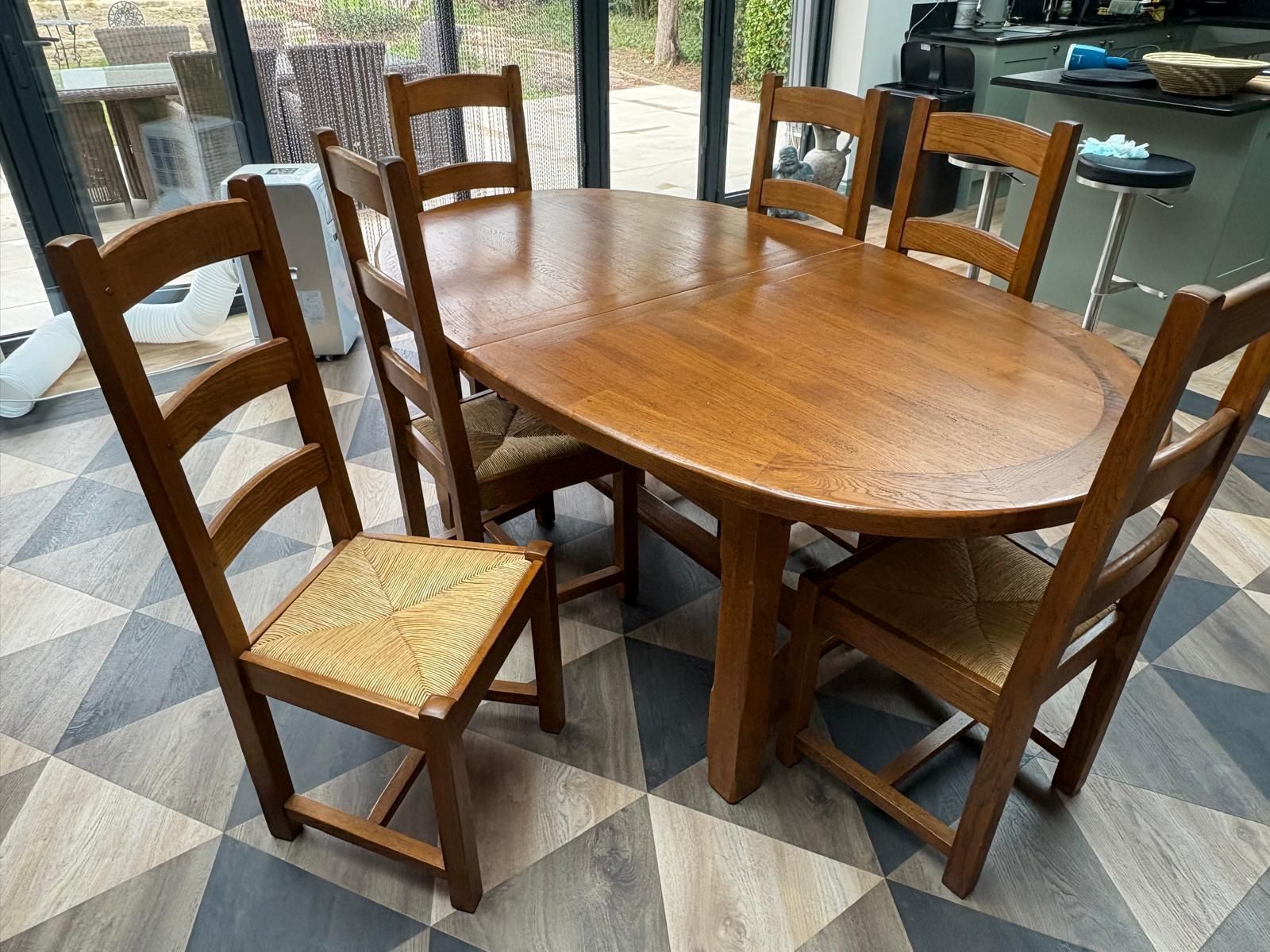 Oak Dinning Table photo Furniture