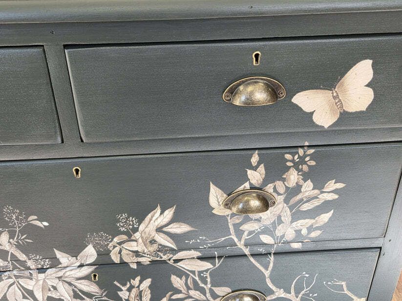 photo for sale Large Vintage Pine Drawers