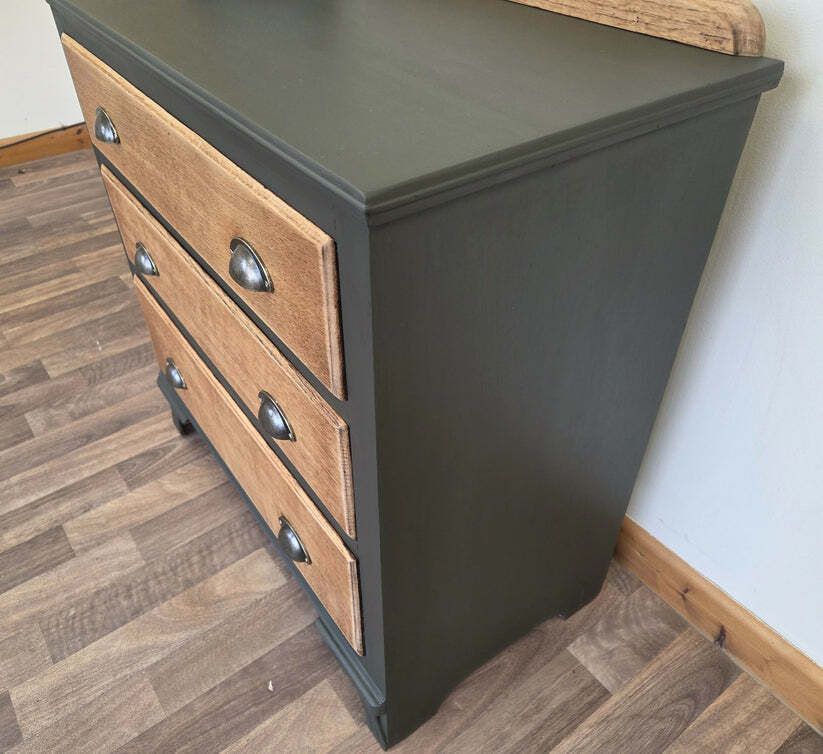 Mid Century Solid Chest Of Drawers photo buy