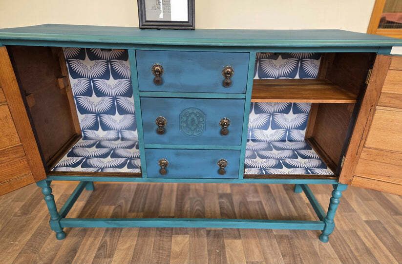 photo furniture Vintage Solid Oak Sideboard