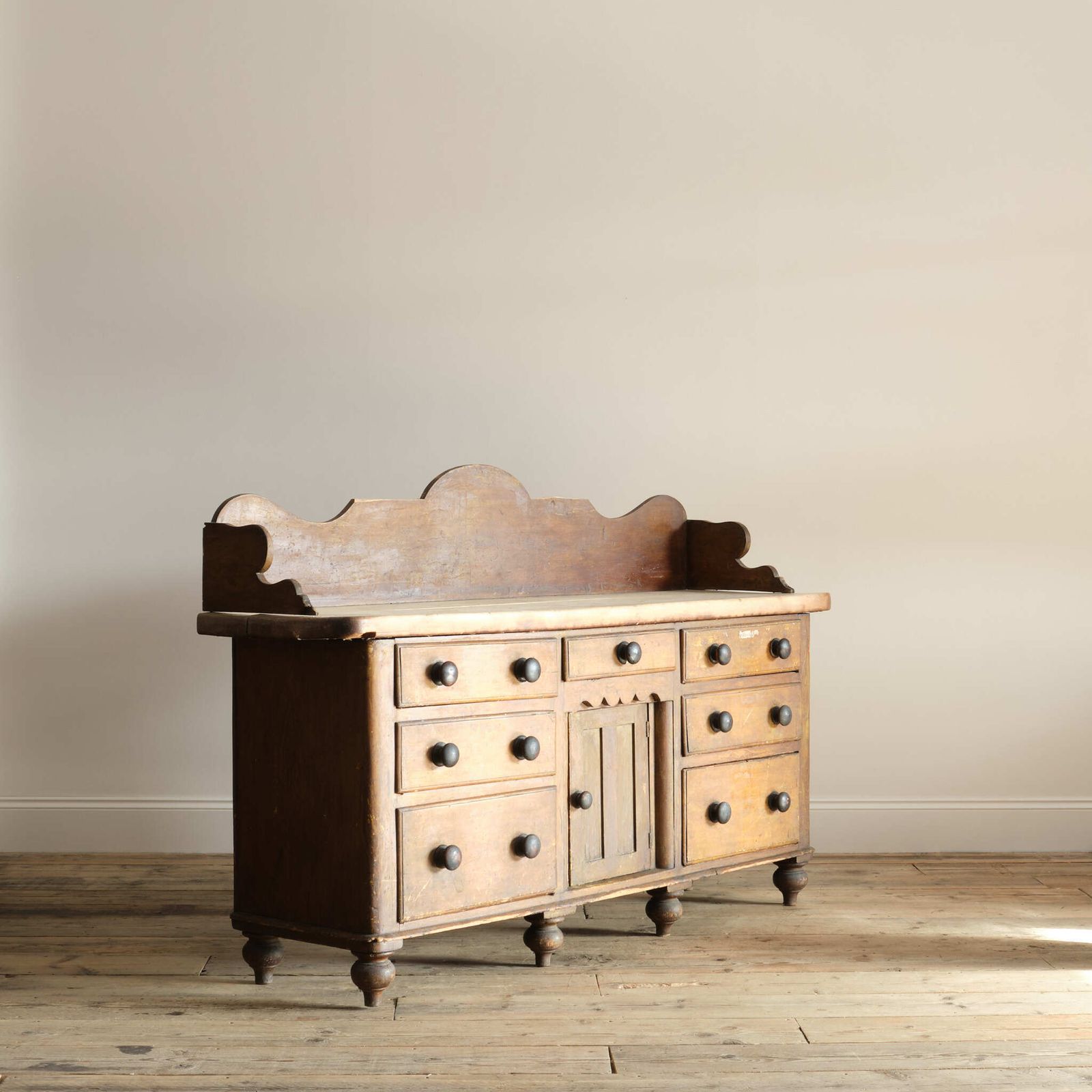19th Century Kitchen Dresser In Original Paint photo for sale