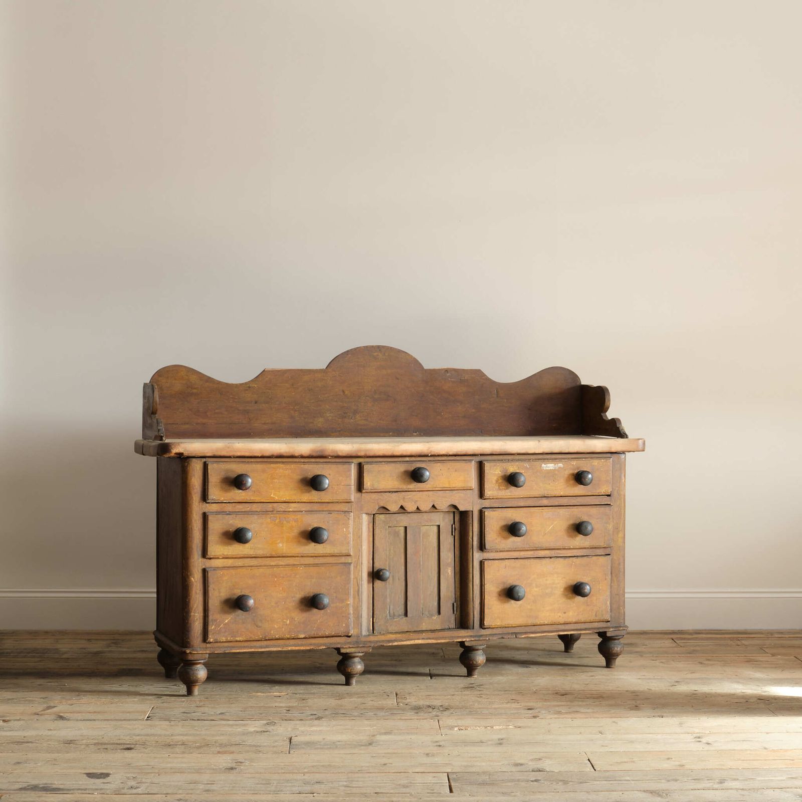 19th Century Kitchen Dresser In Original Paint photo Furniture