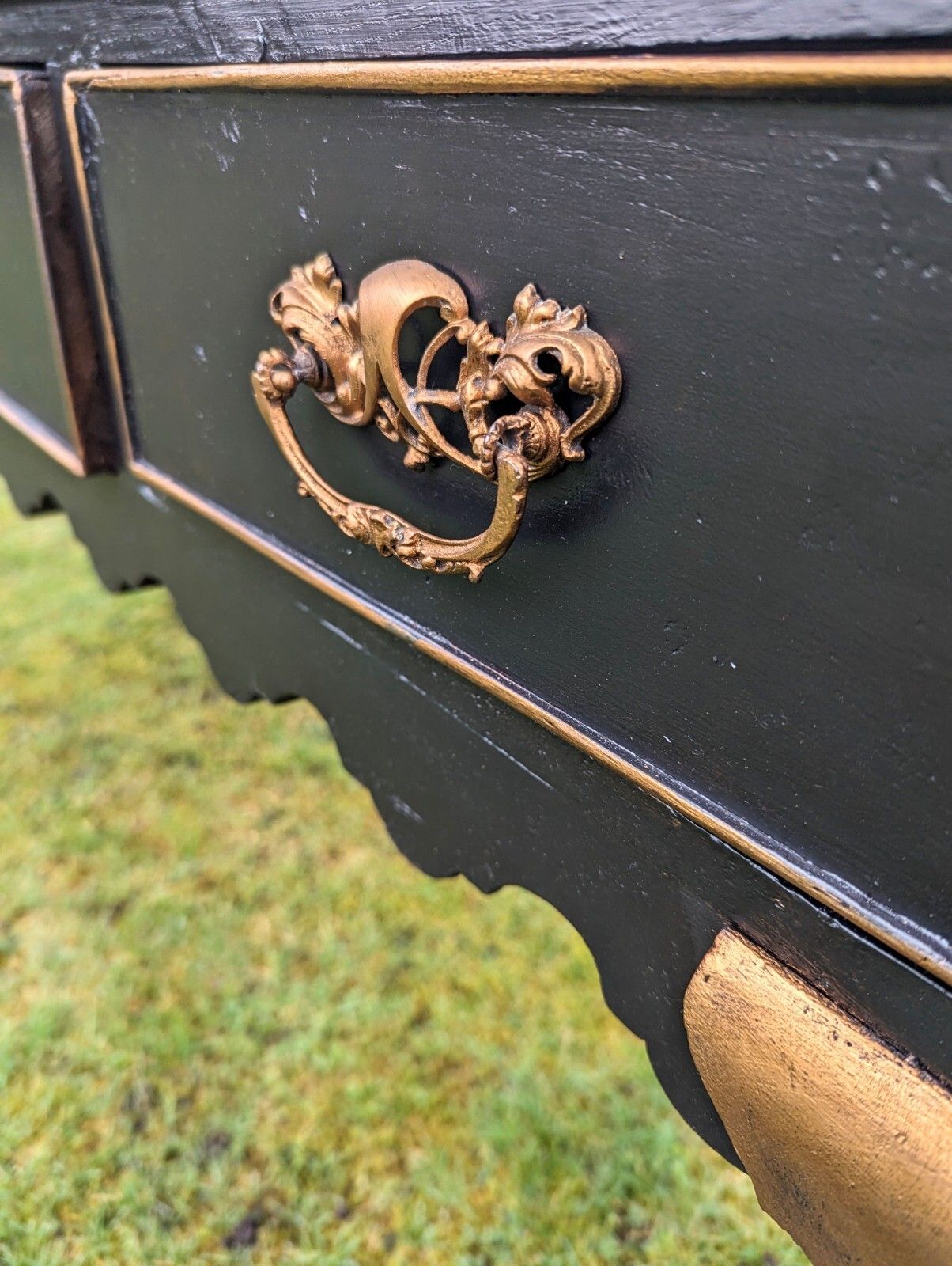 photo for sale 18th Century Georgian Painted Console Cabriole Supports Delivery Available 0244.
