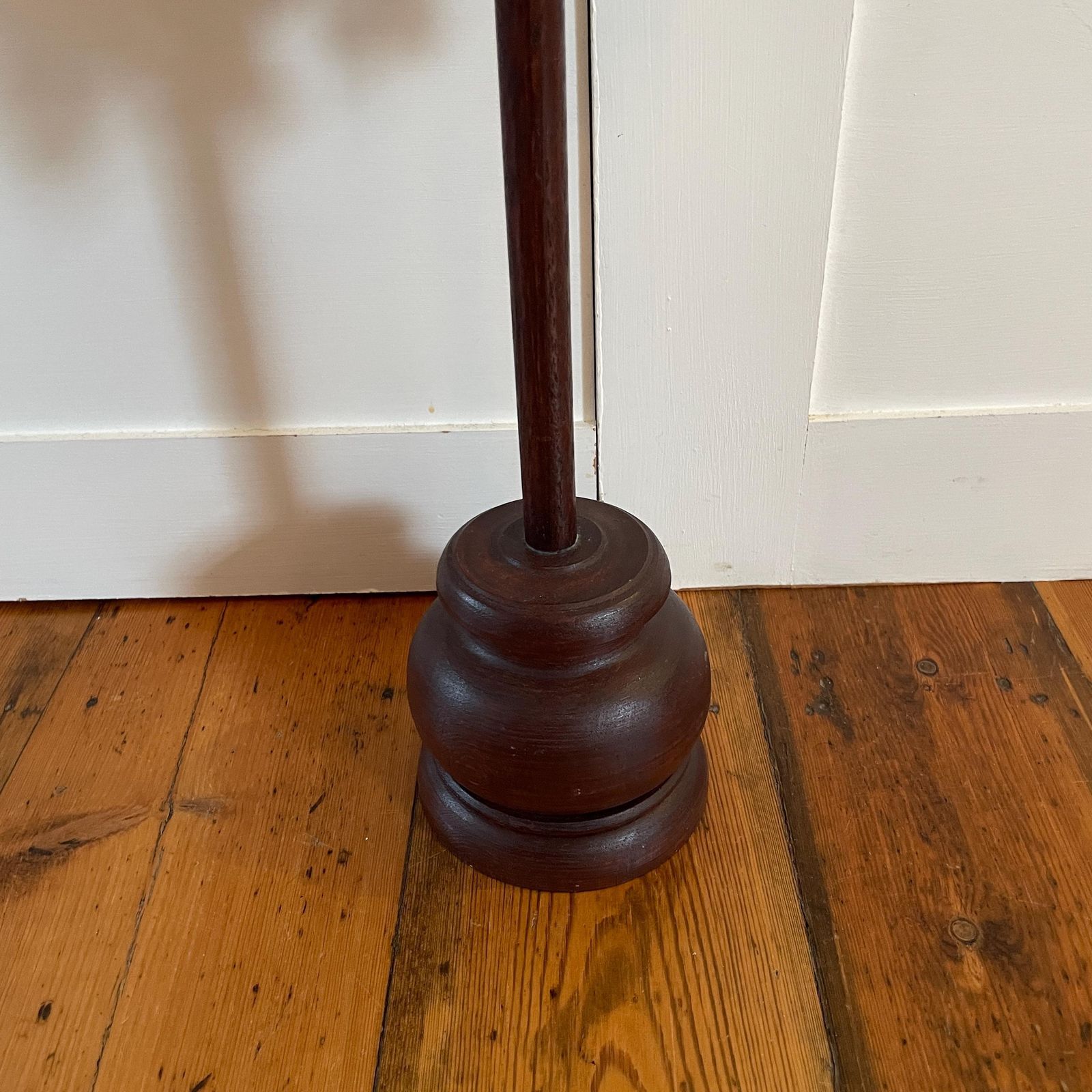 Balinese Green Gold Parasol Umbrella Decorative Tassel Temple Shade Stand Boho Exotic Vintage Decor Handcrafted Bali Art Wooden Base Accent photo 116.0