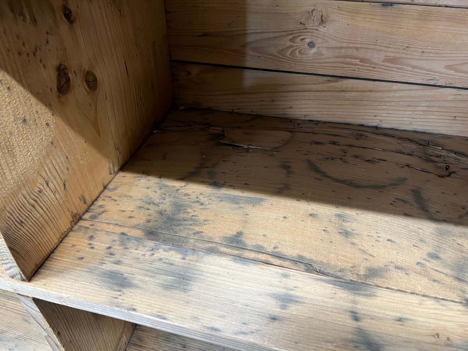 photo for sale Free Standing Rustic Haberdashery Shelves Pigeon Hole Storage Sideboard