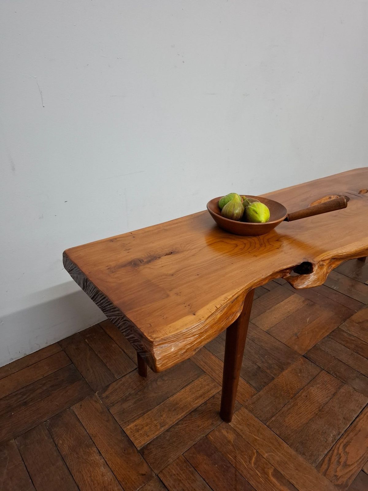 Yew Wood 1960s Coffee Table, Vintage photo for sale
