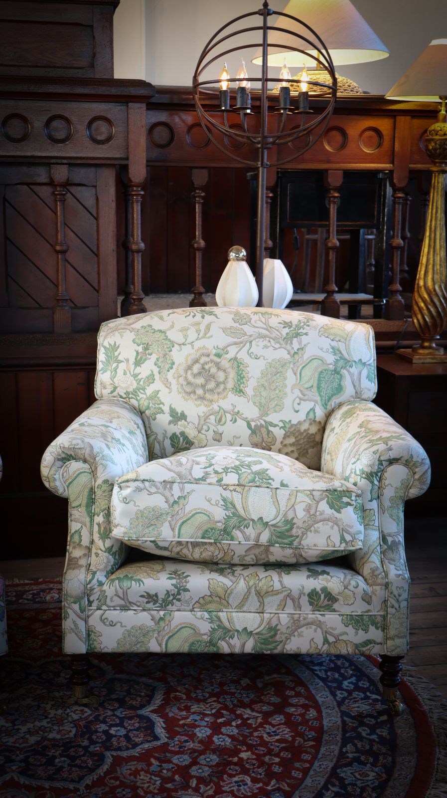 Price Per Chair Is £3500    Pair George Smith Laid Back Scroll Arm Signature Armchairs Titley Marr Darwen 🚚 photo for sale