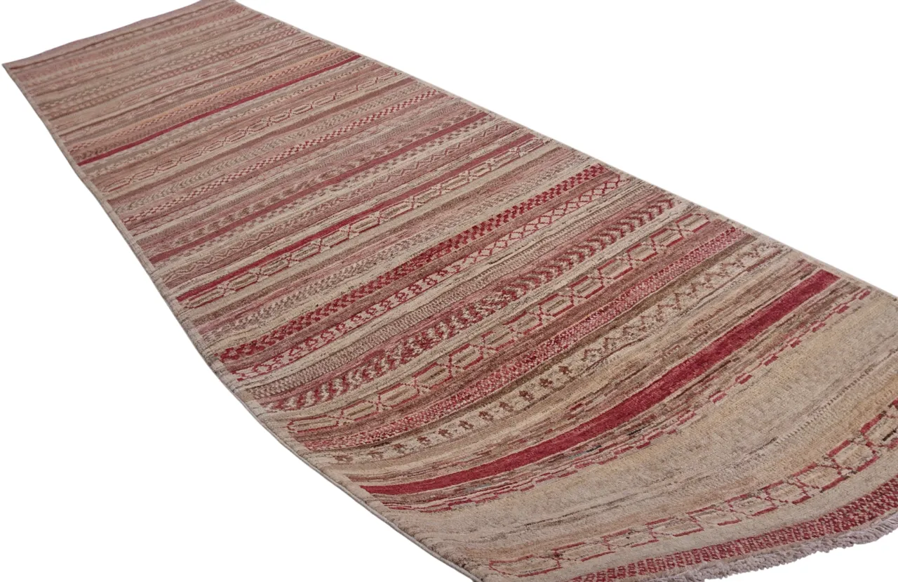 3x11 Khorjin Tribal Oriental Wool Hallway Runner Rug photo 609.0