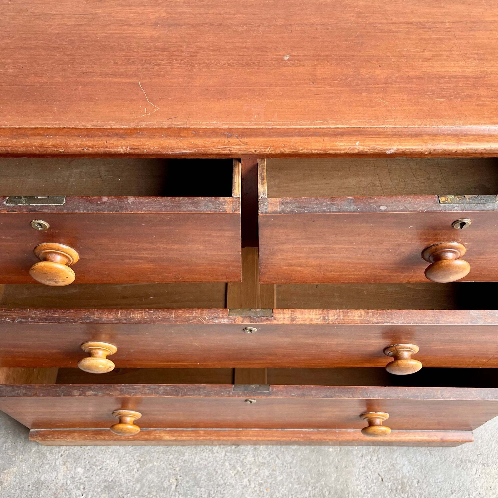 Antique Pine Chest Of Drawers   #1765 photo Furniture