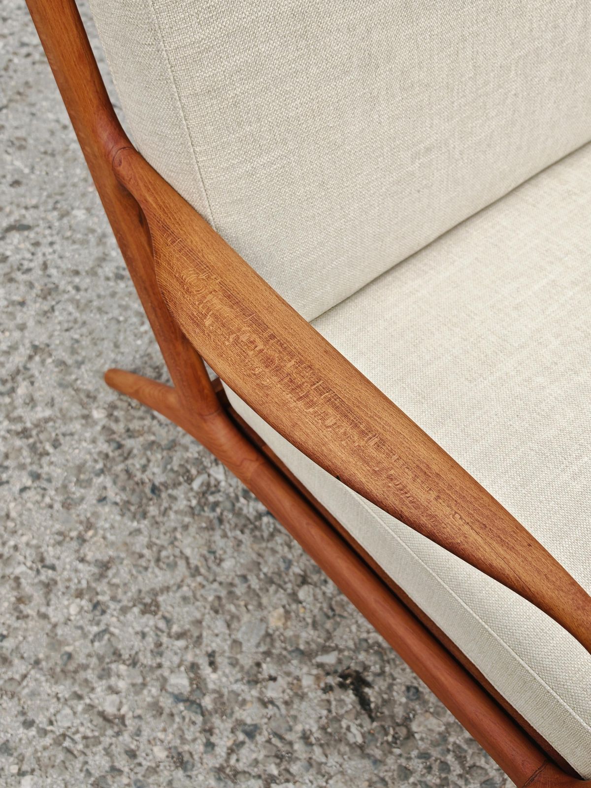 photo vinterior Pair Of Mid Century Modern Armchairs By Adrian Pearsall, Model 2315 C, USA 1960s