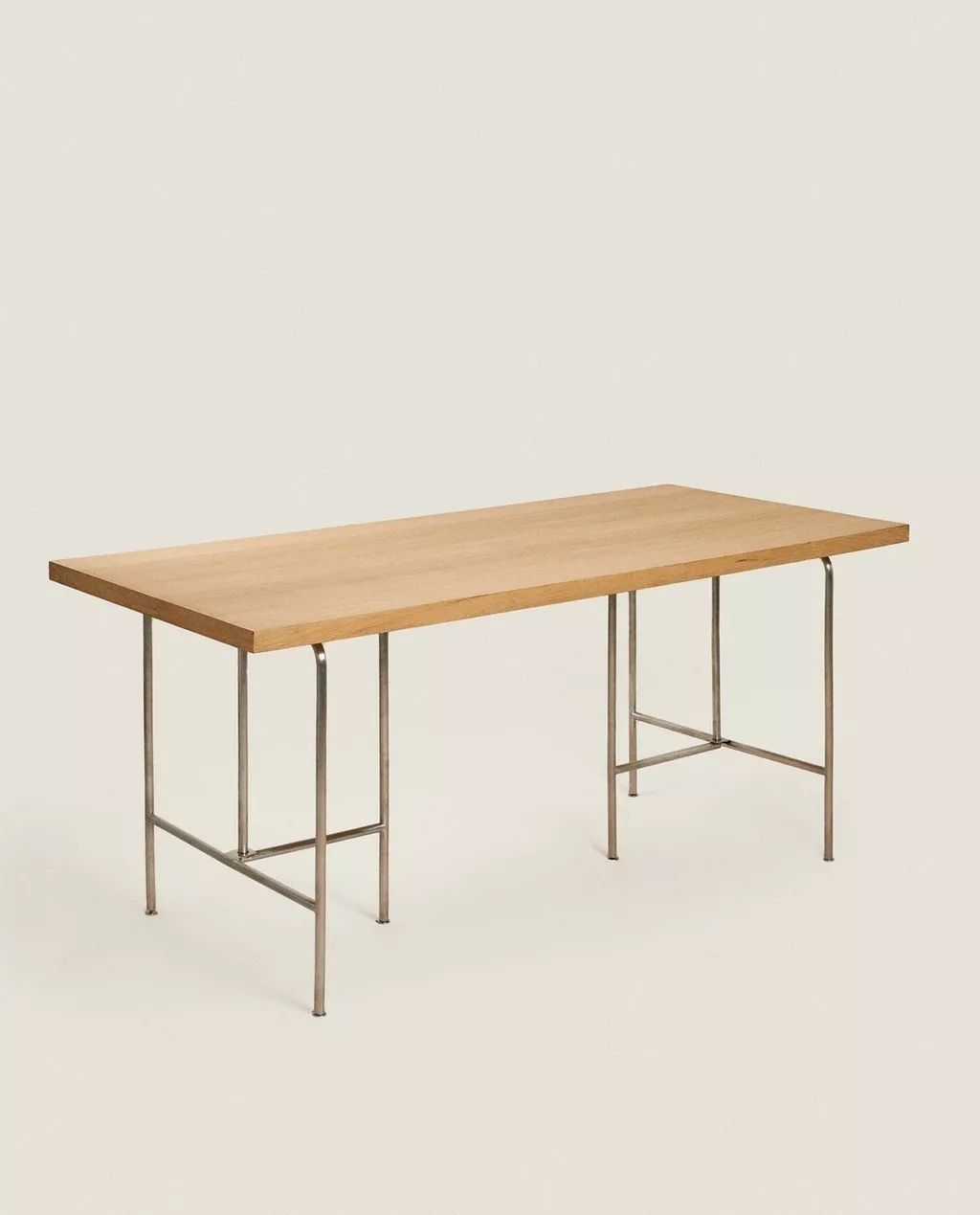 Zara Wood And Metal Office Desk photo for sale