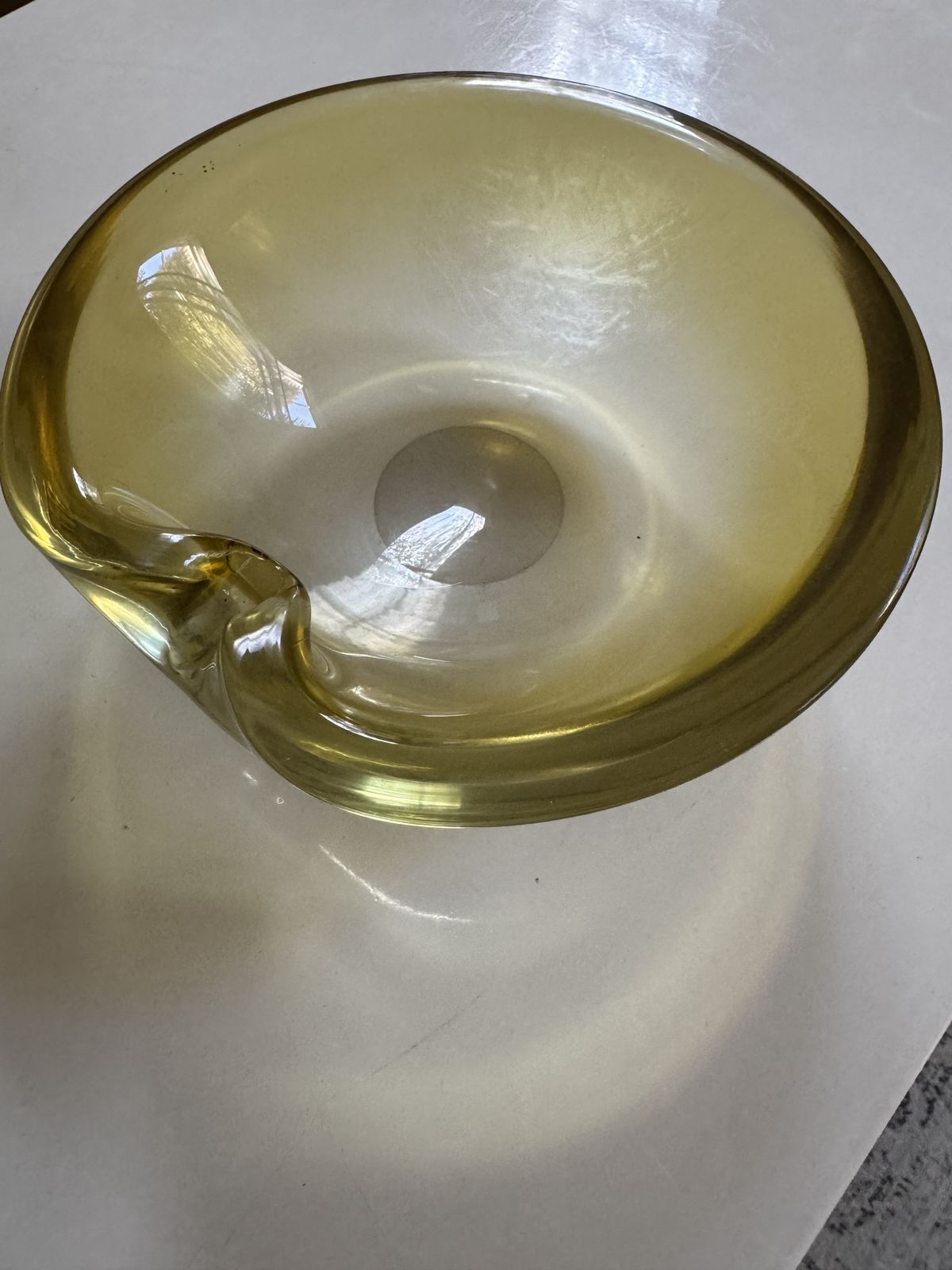Murano Glass Dish/  Ashtray By Flavio Poli, Italy, 1960s/1970s photo for sale