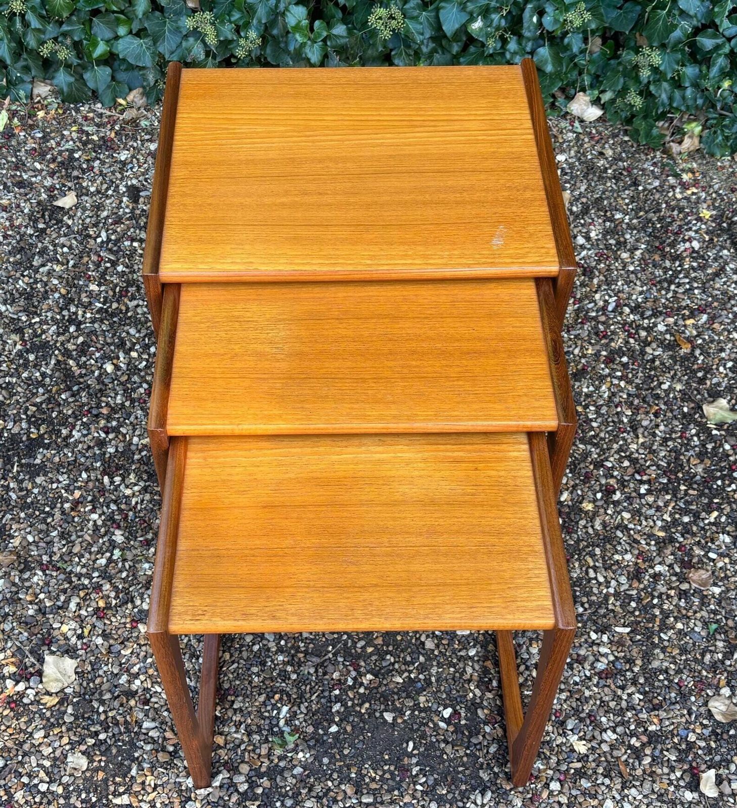 Vintage G Plan Quadrille Teak Nest Of Tables photo Furniture