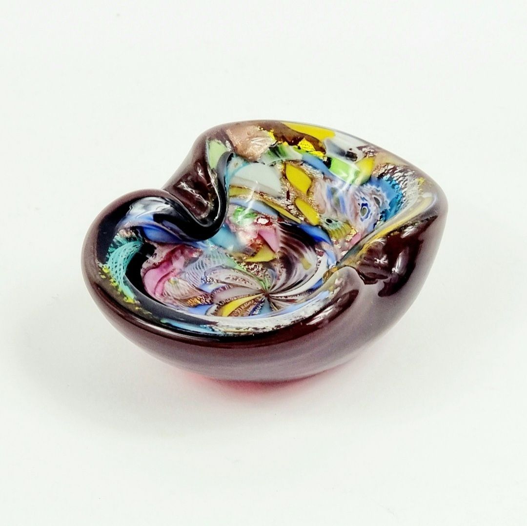 Mid Century Murano Glazen Schaal Uit De 'Tutti Frutti' Serie Door Dino Martens Voor Aureliano Toso, Italië, Jaren 1950 photo furniture