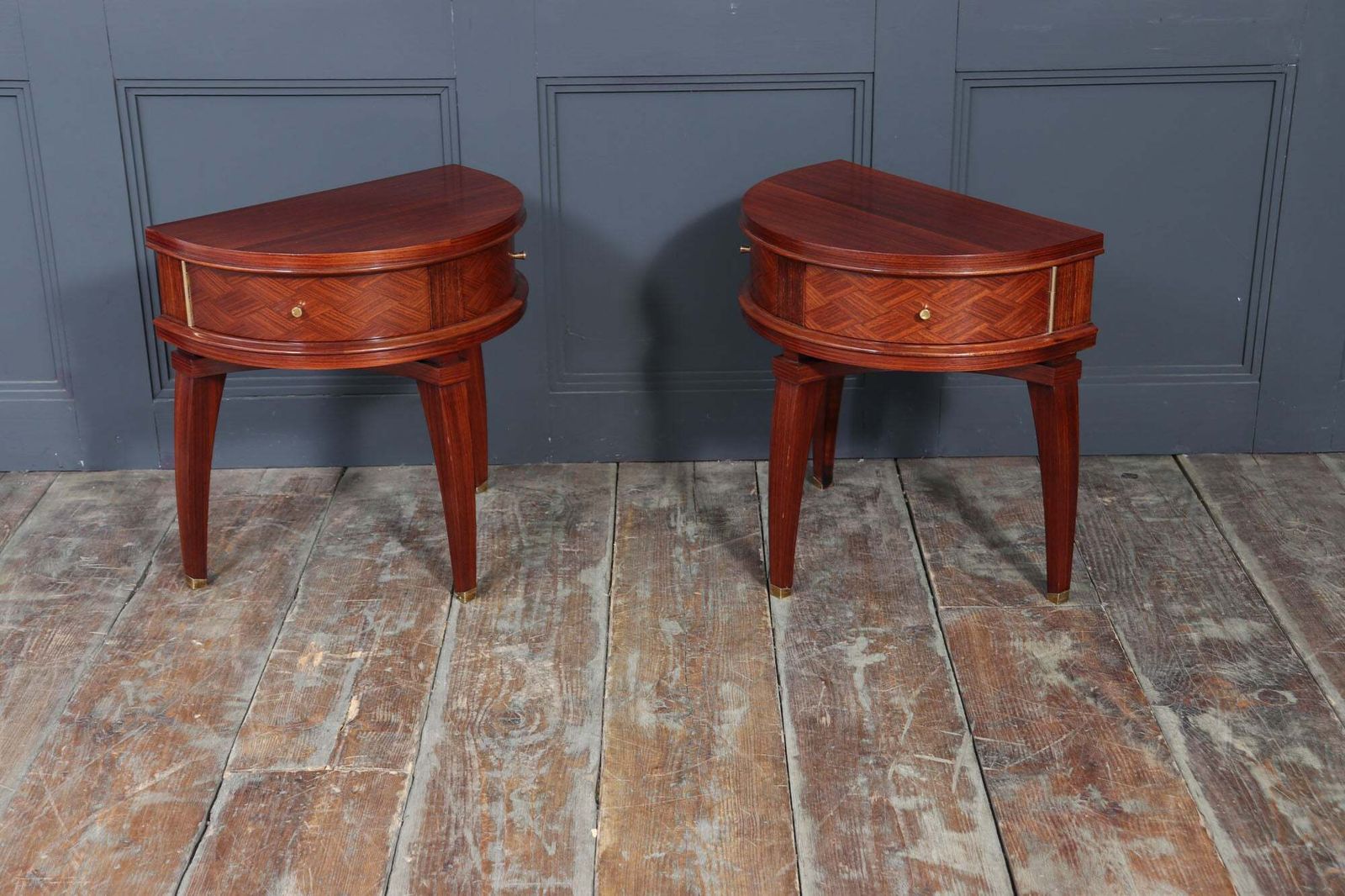 Pair Of French Art Deco Side Tables, C.1930s photo vinterior