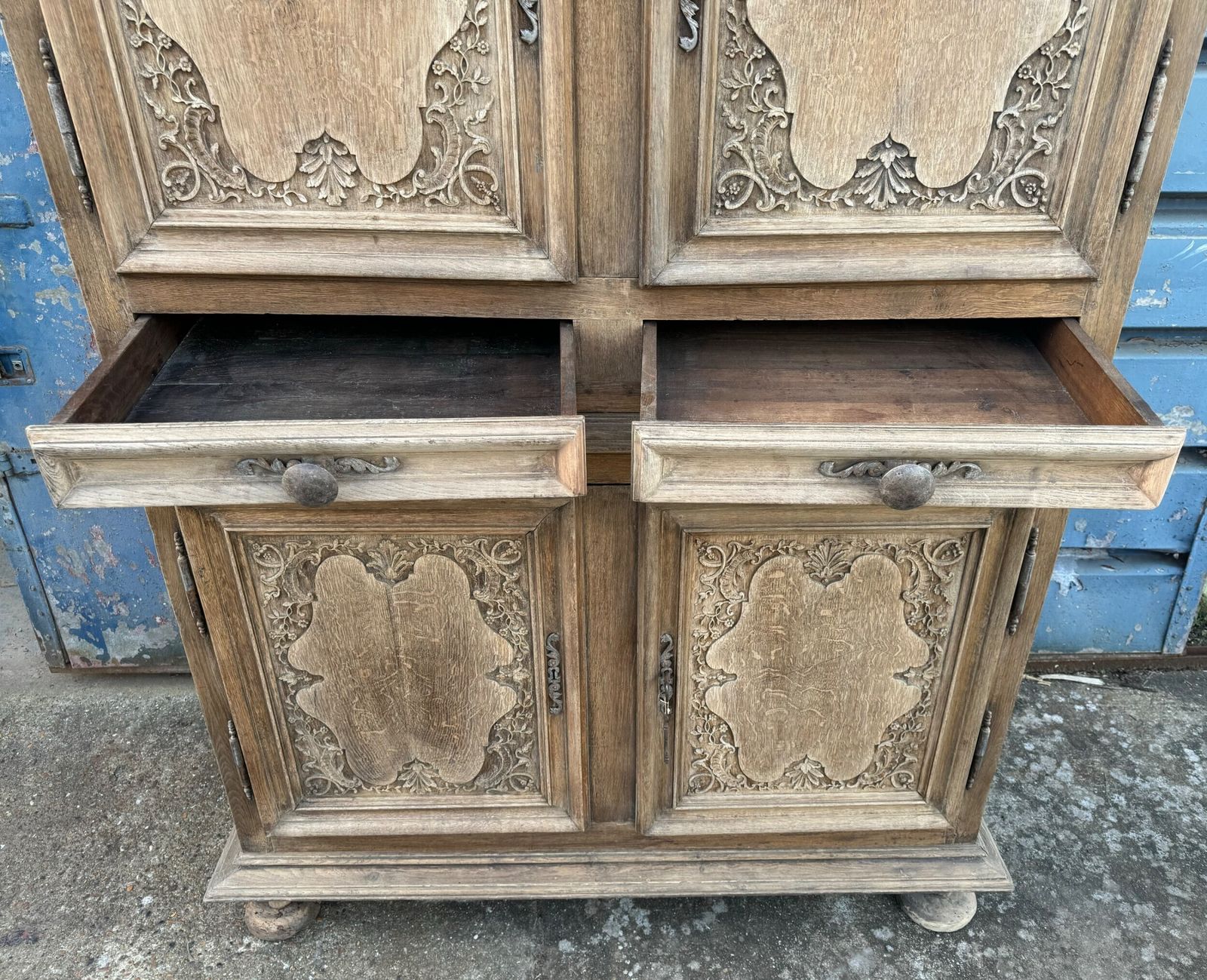 Furniture 18th Century French Normandie Larder Cupboard photo