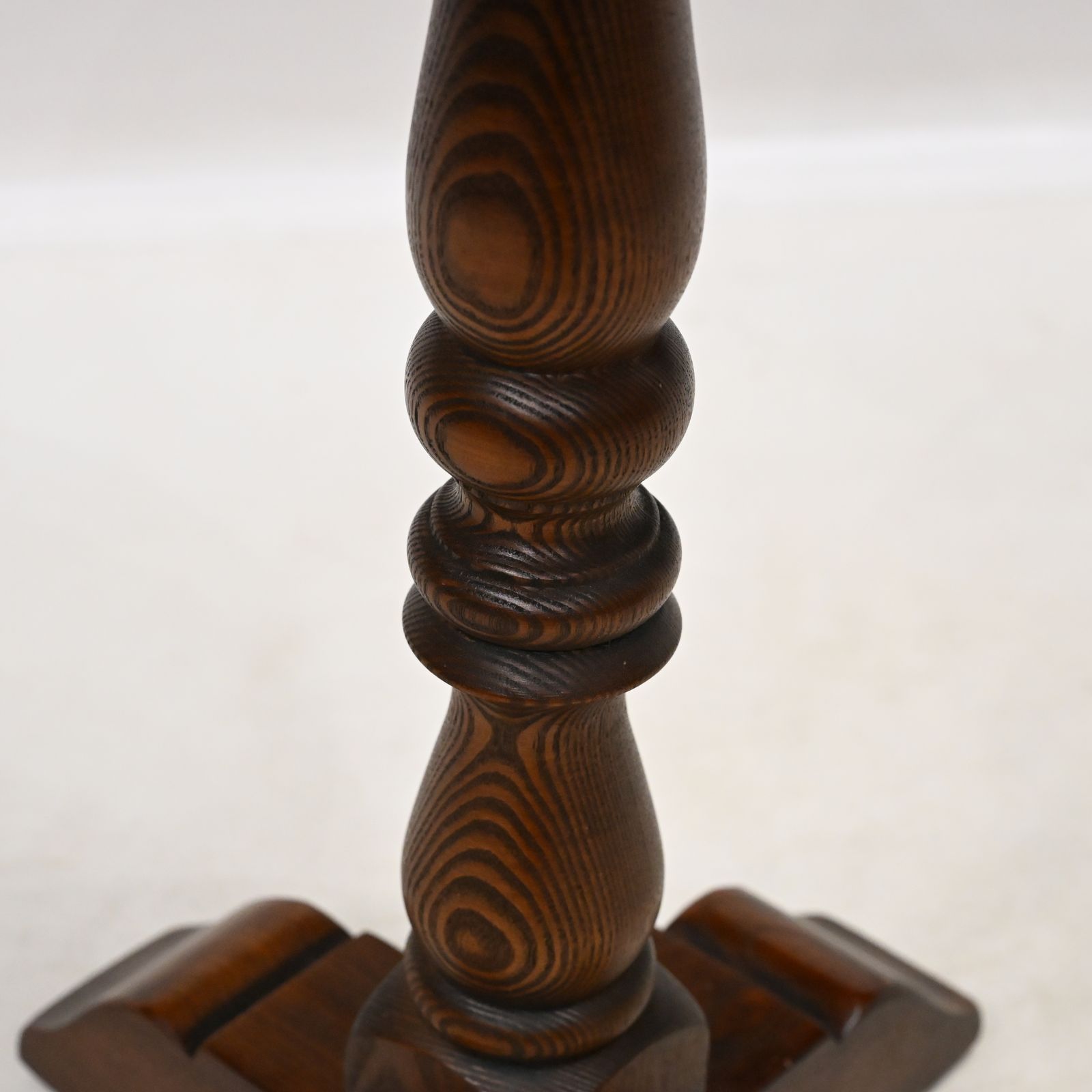 photo for sale Old Charm Side Table Pedestal Tudor Brown Model 2217 Vgc Free Delivery*