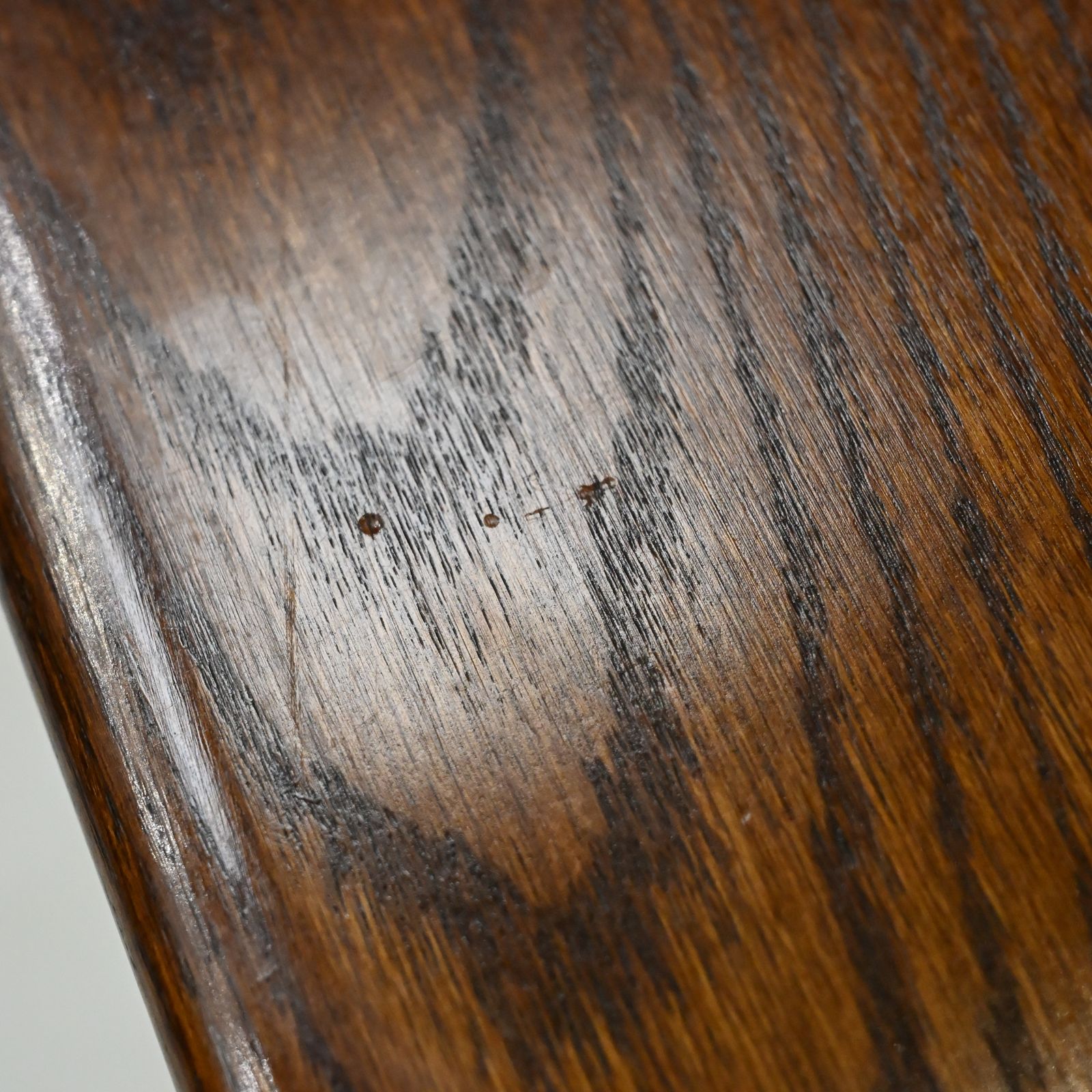 Old Charm Canted Table Finished In Tudor Brown Free Uk Delivery* photo vintage
