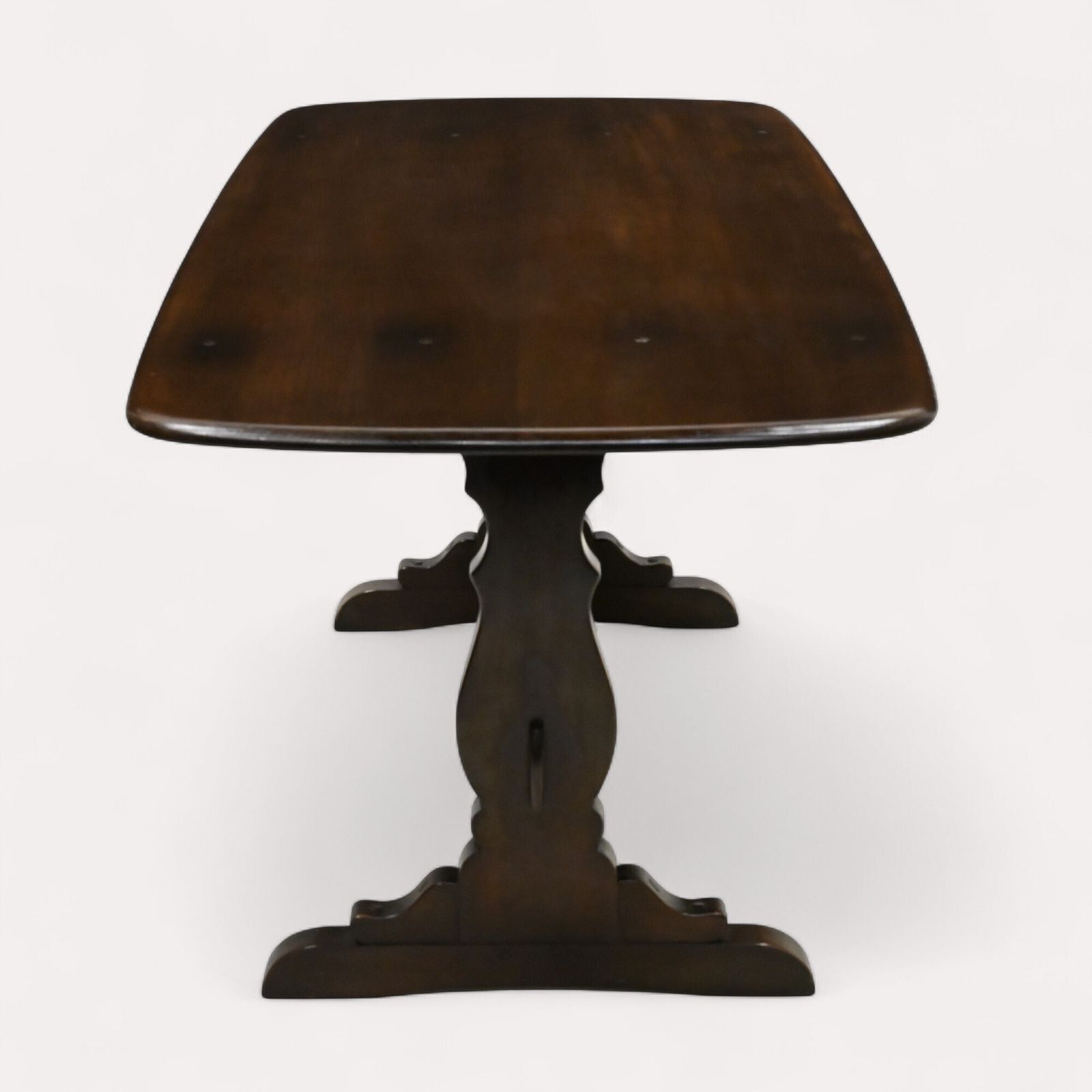 Ercol Refectory Plank Top Dining Table Traditional Finish Free Uk Delivery photo 387.0