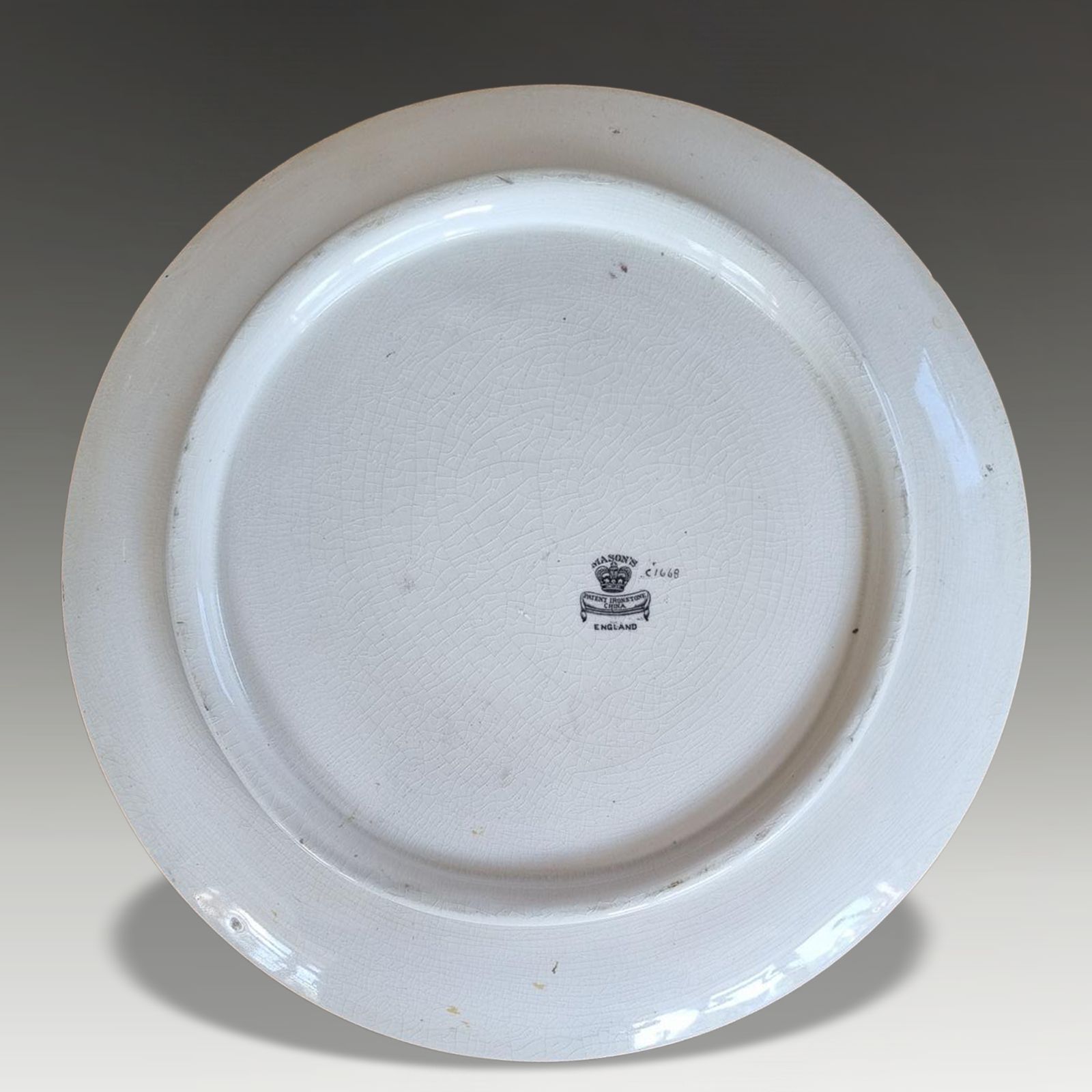 Aesthetic Movement Charger Circa 1895 By Masons  Stamped Outstanding  37cm D photo Home Decor