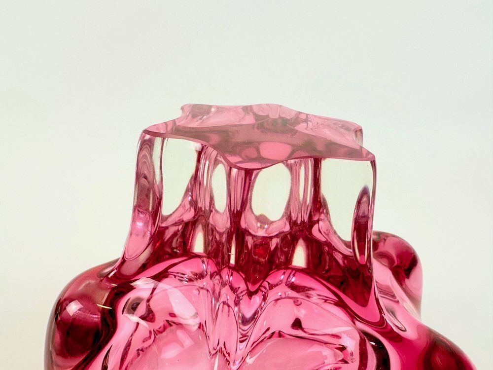 Bohemian Glass Bowl By Josef Hospodka For Chribska Glassworks, 1960s photo vinterior