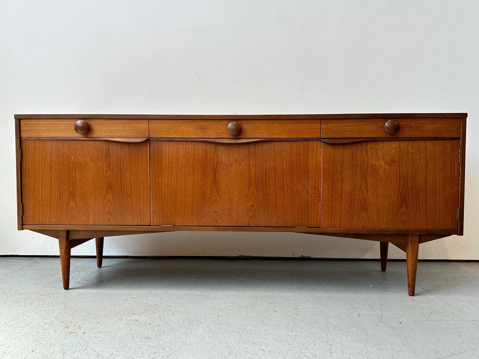 Vintage 1970s  Elliotts Of Newbury Teak Sideboard.  Danish G Plan Mid Century photo buy