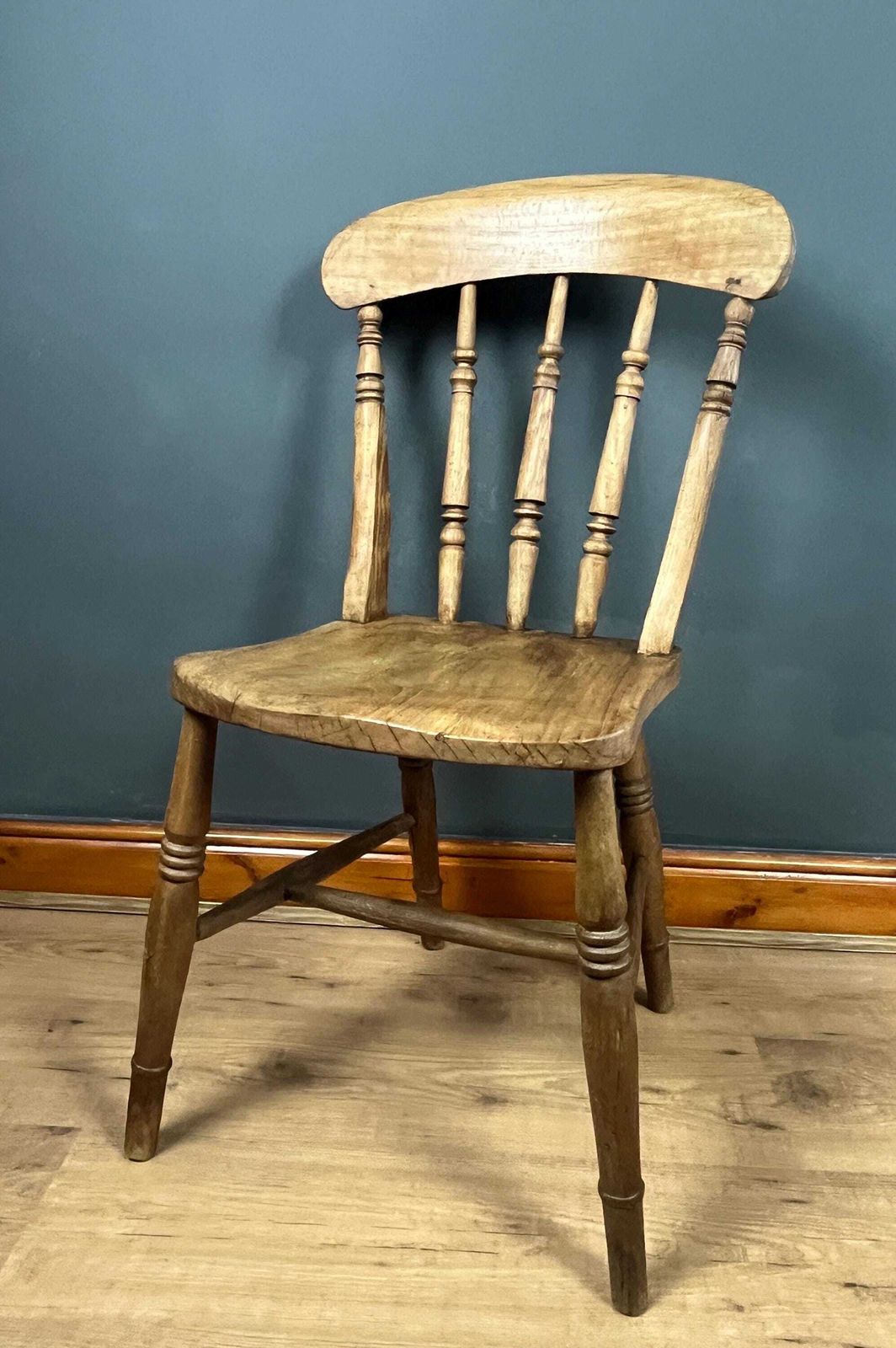 Antique Victorian Windsor Stickback Spindle Kitchen Chair photo Furniture