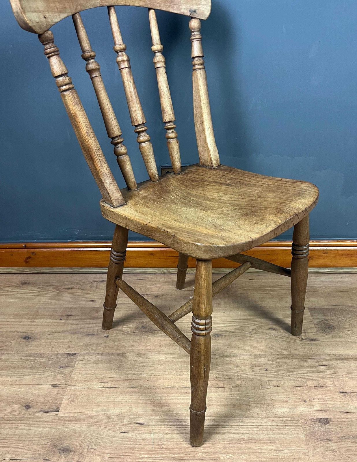Antique Victorian Windsor Stickback Spindle Kitchen Chair photo buy