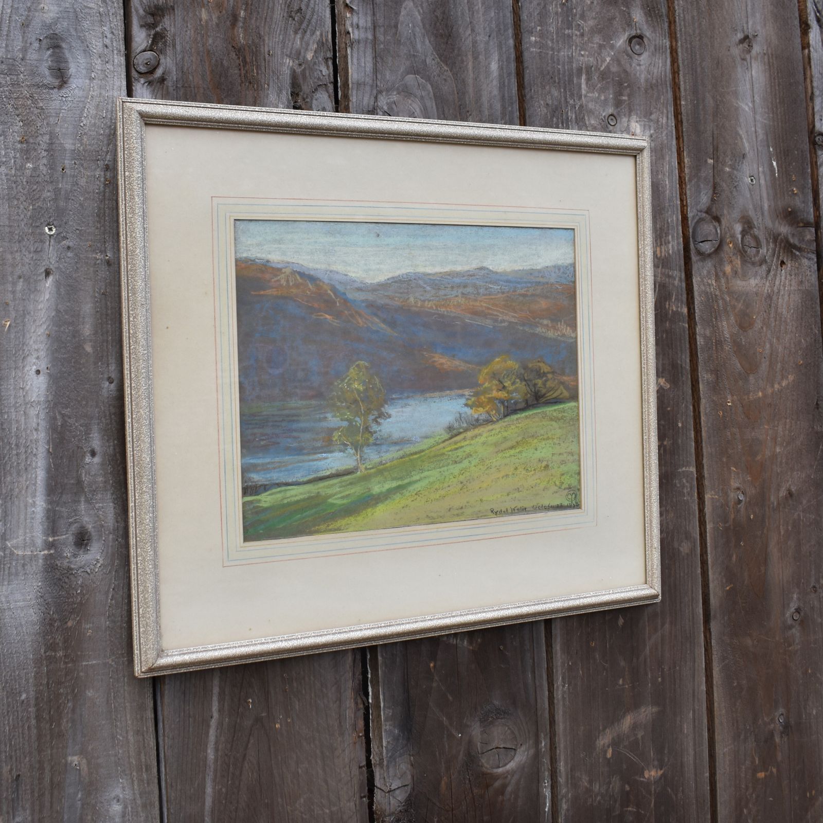 Antique Mary Yates (1891   1974) Rydal Royal Insitute Galleries Pastel Drawing photo 195.0