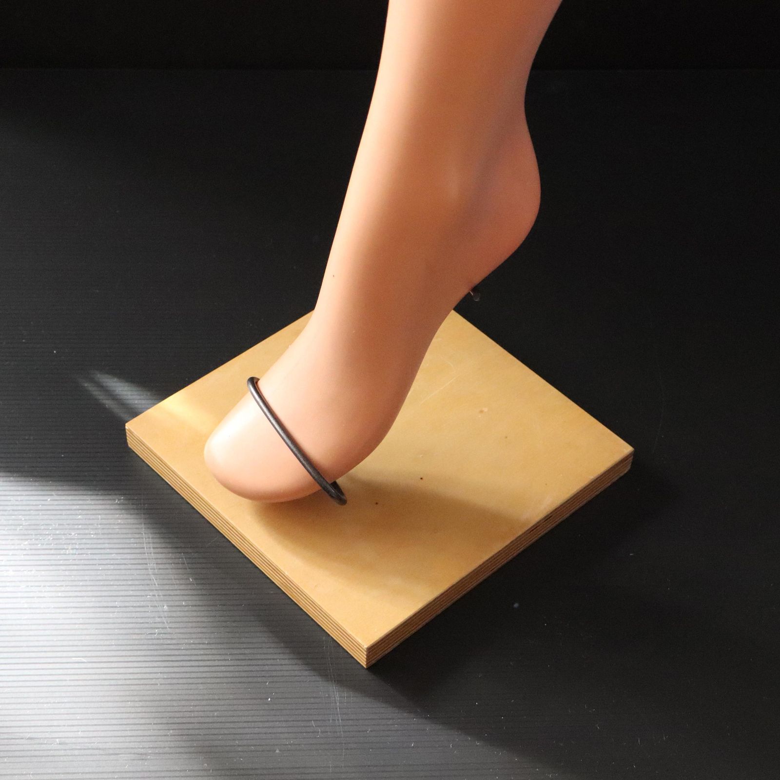 1970s French Plastic Women's Mannequin Leg For Display By Le Bourget Paris photo Home Decor