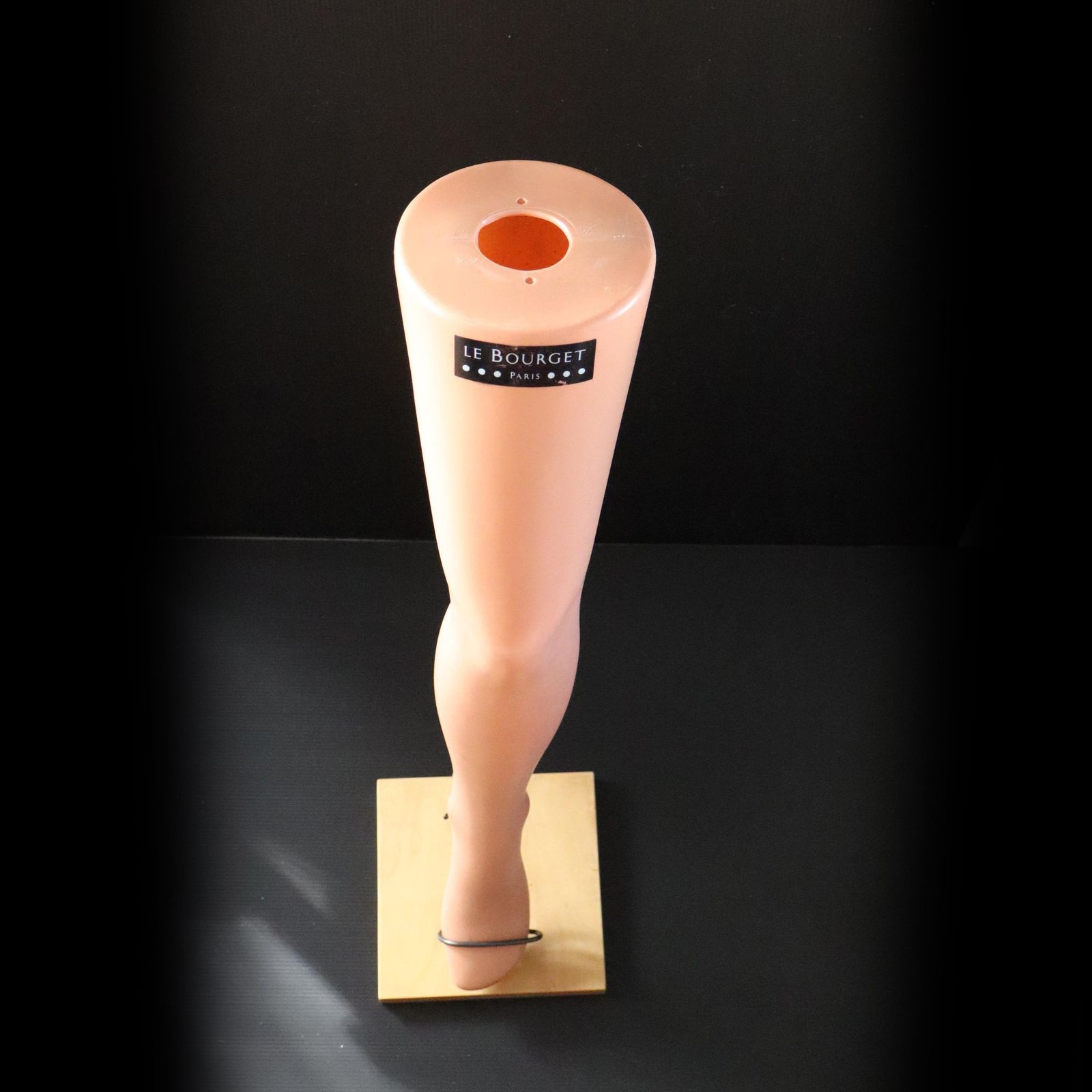 photo furniture 1970s French Plastic Women's Mannequin Leg For Display By Le Bourget Paris