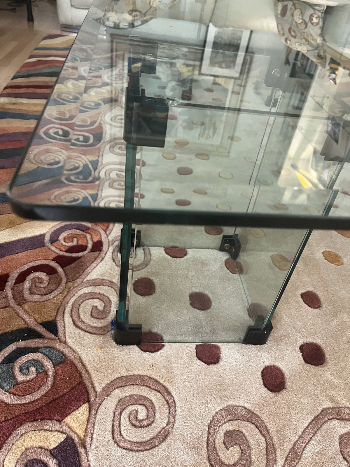 1970s Vintage Designer Glass Coffee Table photo for sale